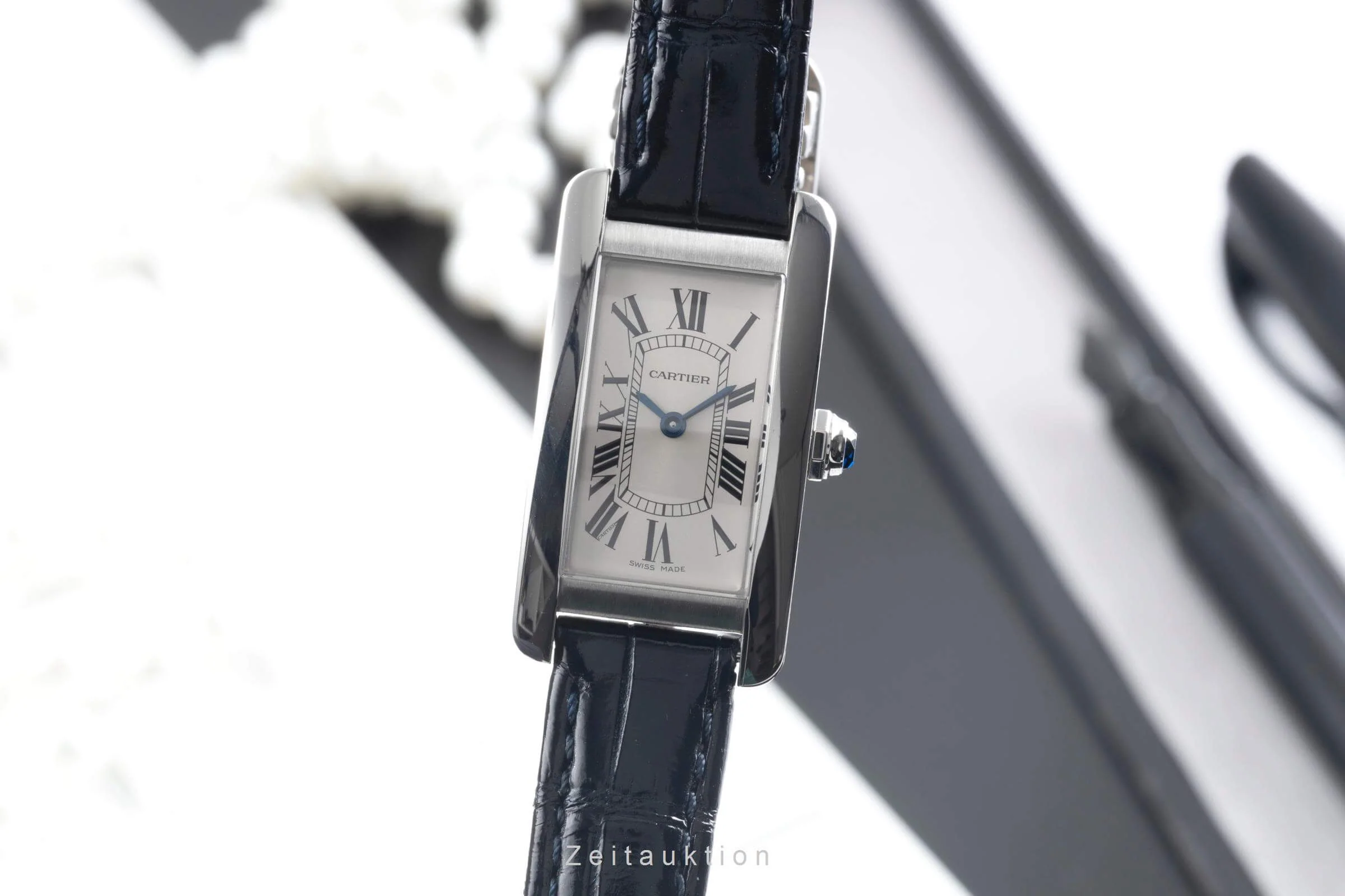 Cartier Tank Américaine steel quartz women's watch WSTA0016 LP: 4300EUR  [2500094] - Image 2