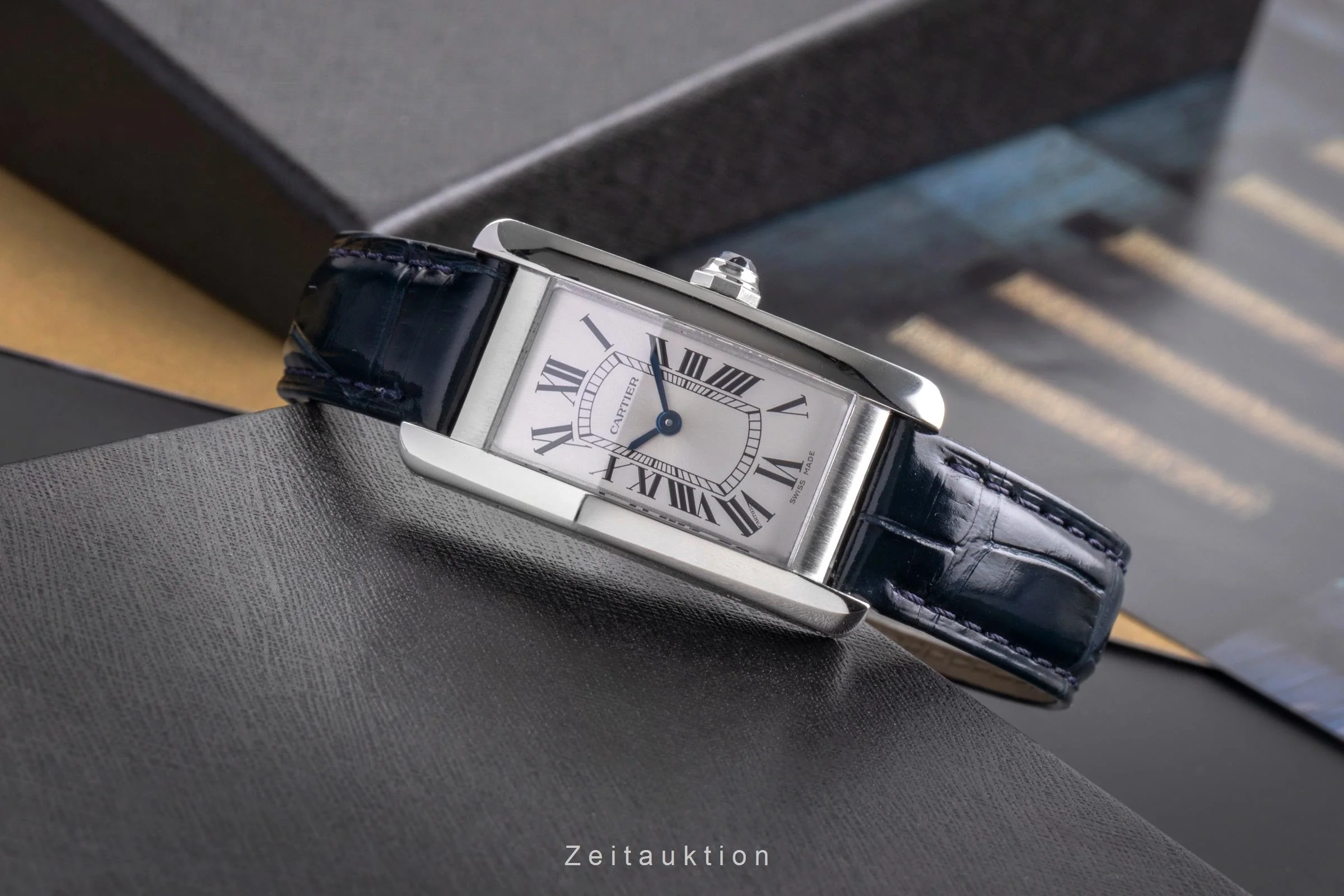 Cartier Tank Américaine steel quartz women's watch WSTA0043 LP: 4300EUR  [2505445] - Image 3