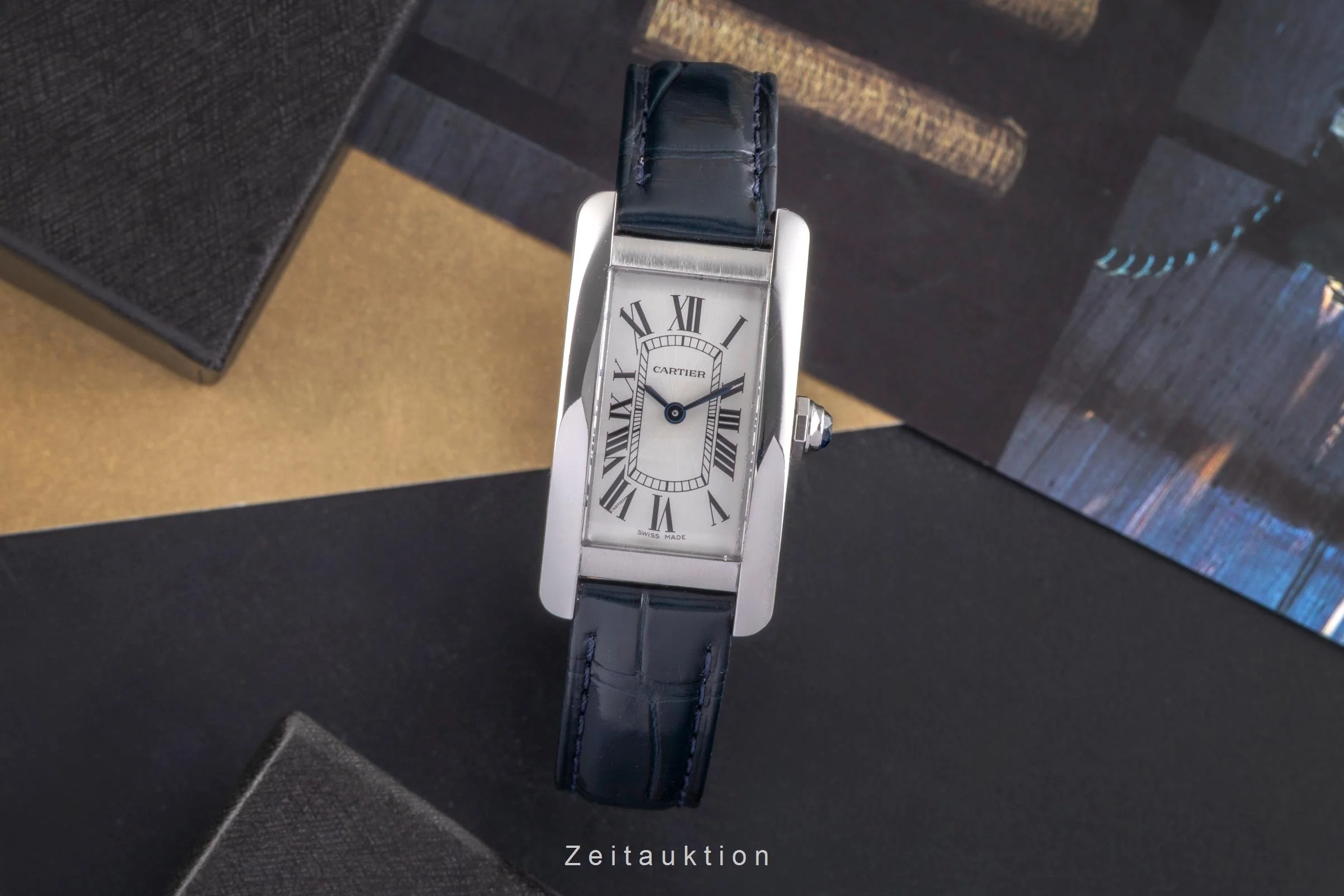 Cartier Tank Américaine steel quartz women's watch WSTA0043 LP: 4300EUR  [2505445] - Image 4