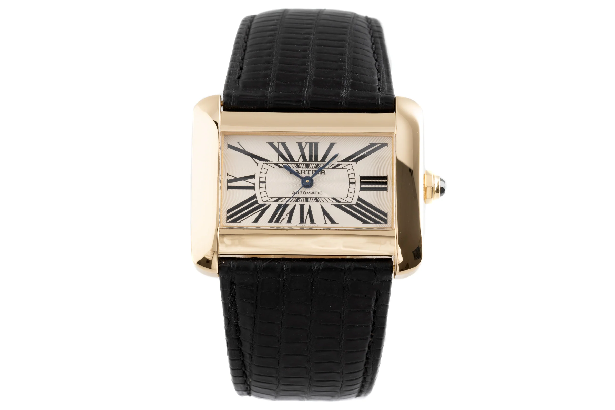 Cartier Tank Divan 18 ct gold automatic men's watch 2603  [2103641] - Image 4