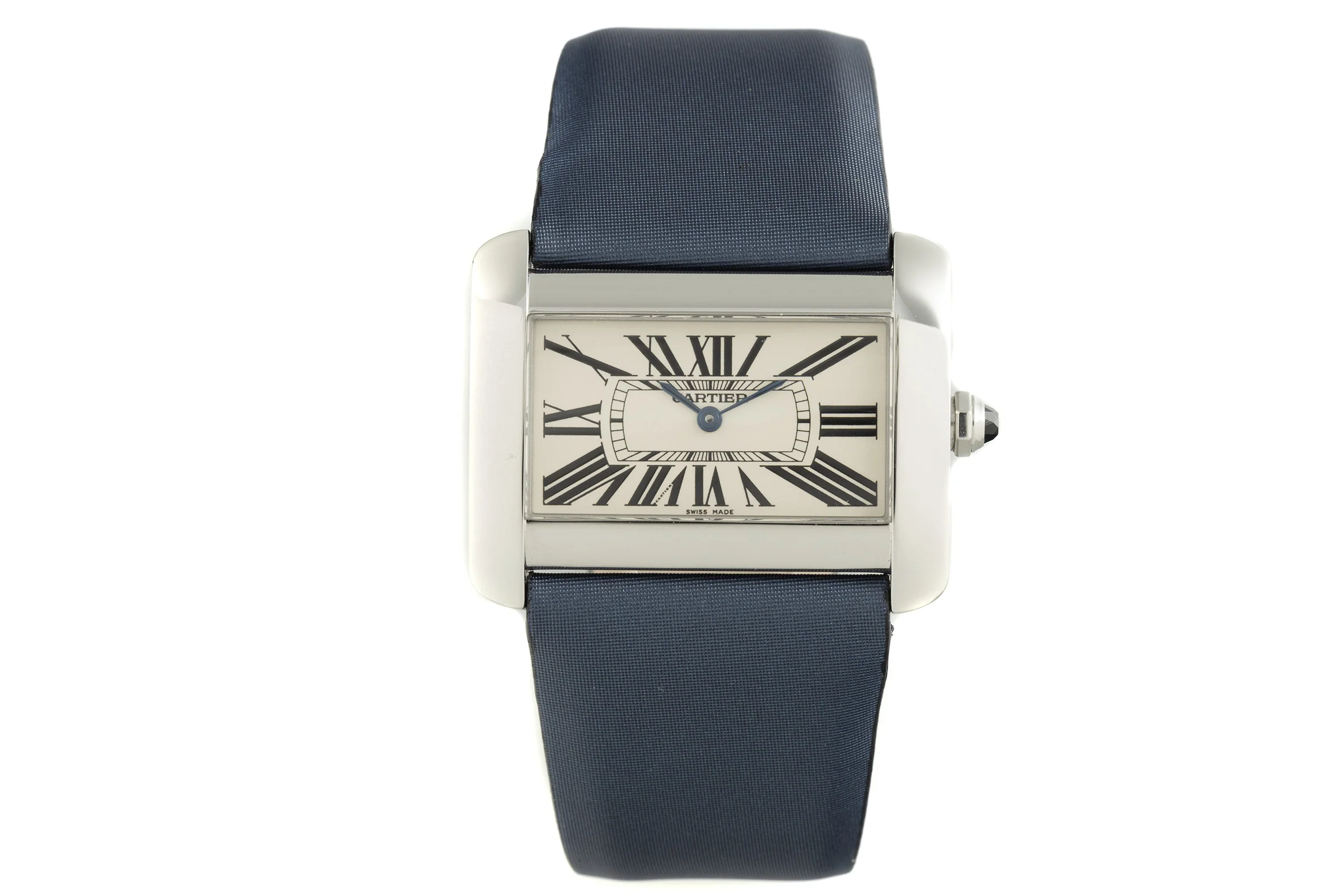 Cartier Tank Divan steel quartz women's watch 2600  [2108211] - Image 4
