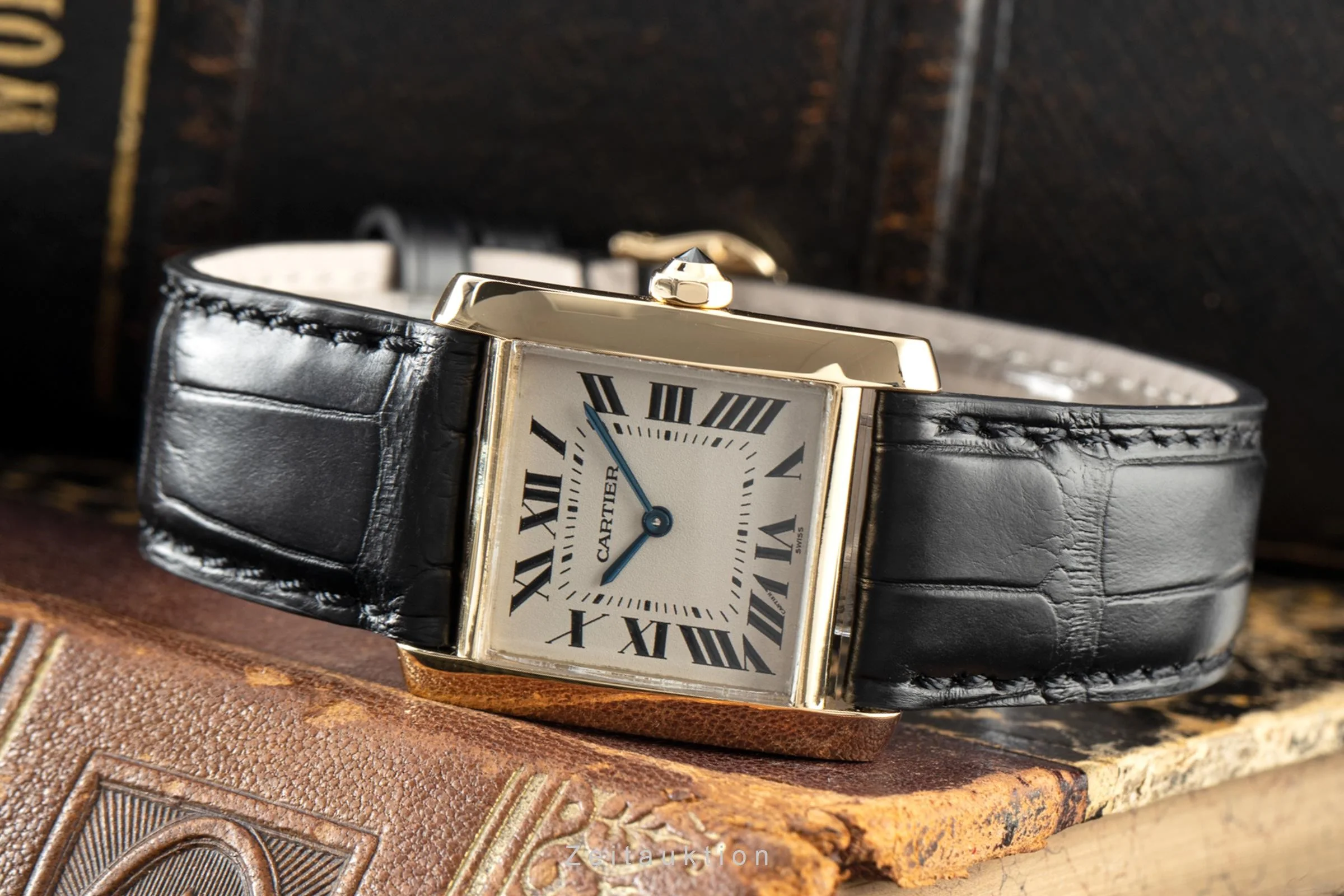 Cartier Tank Francaise 18 ct gold quartz women's watch 1821 LP: 9250EUR  [2200548] - Image 2