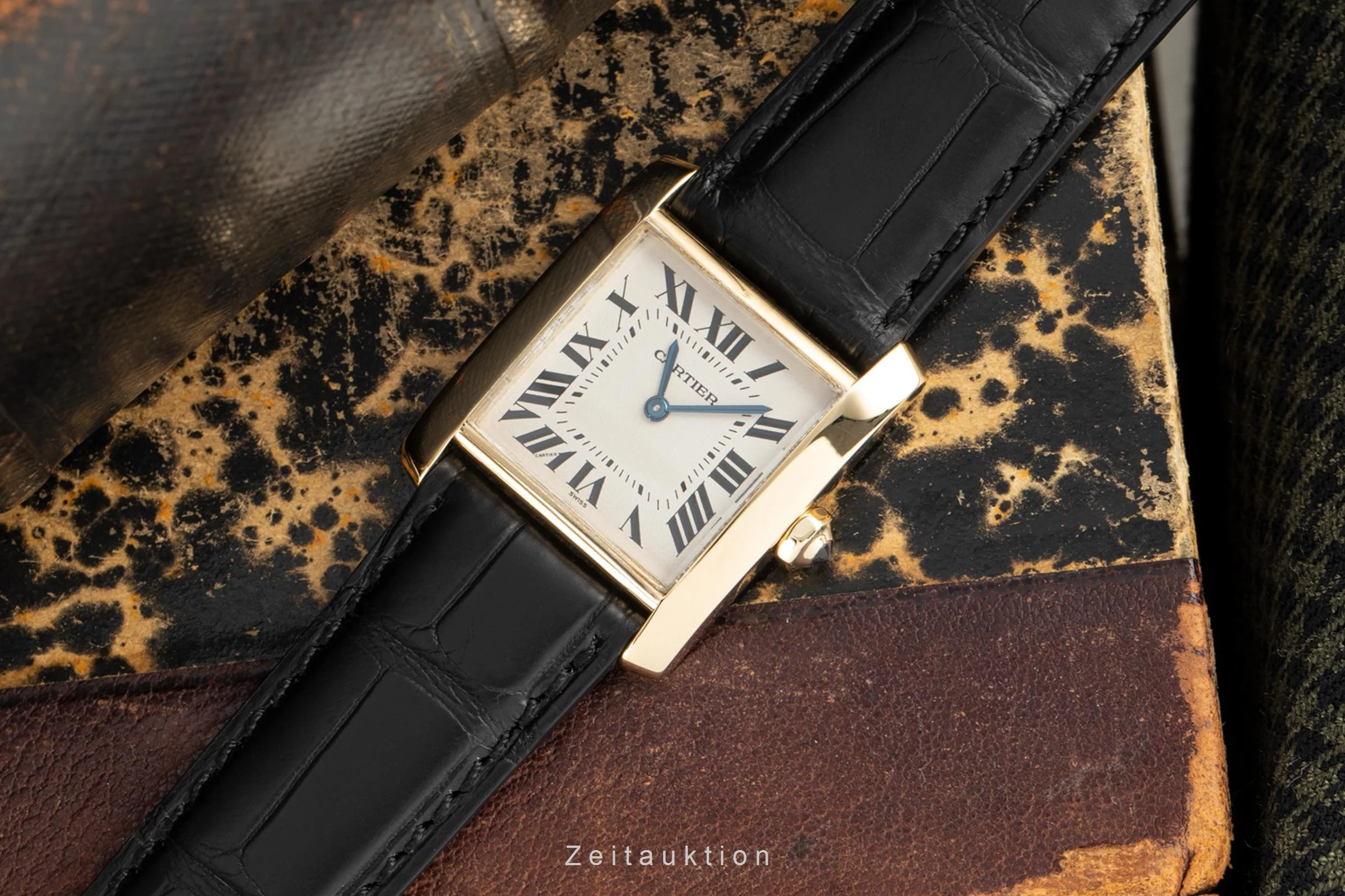 Cartier Tank Francaise 18 ct gold quartz women's watch 1821 LP: 9250EUR  [2200548] - Image 3