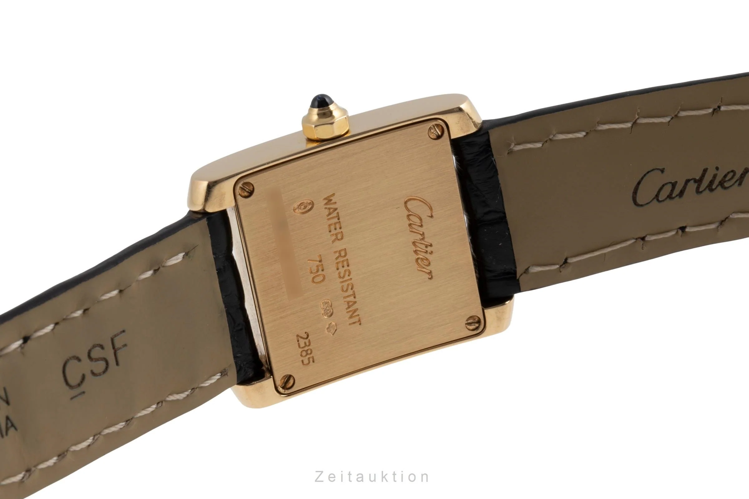Cartier Tank Francaise 18 ct gold quartz women's watch W5000256  [2503394] - Image 11