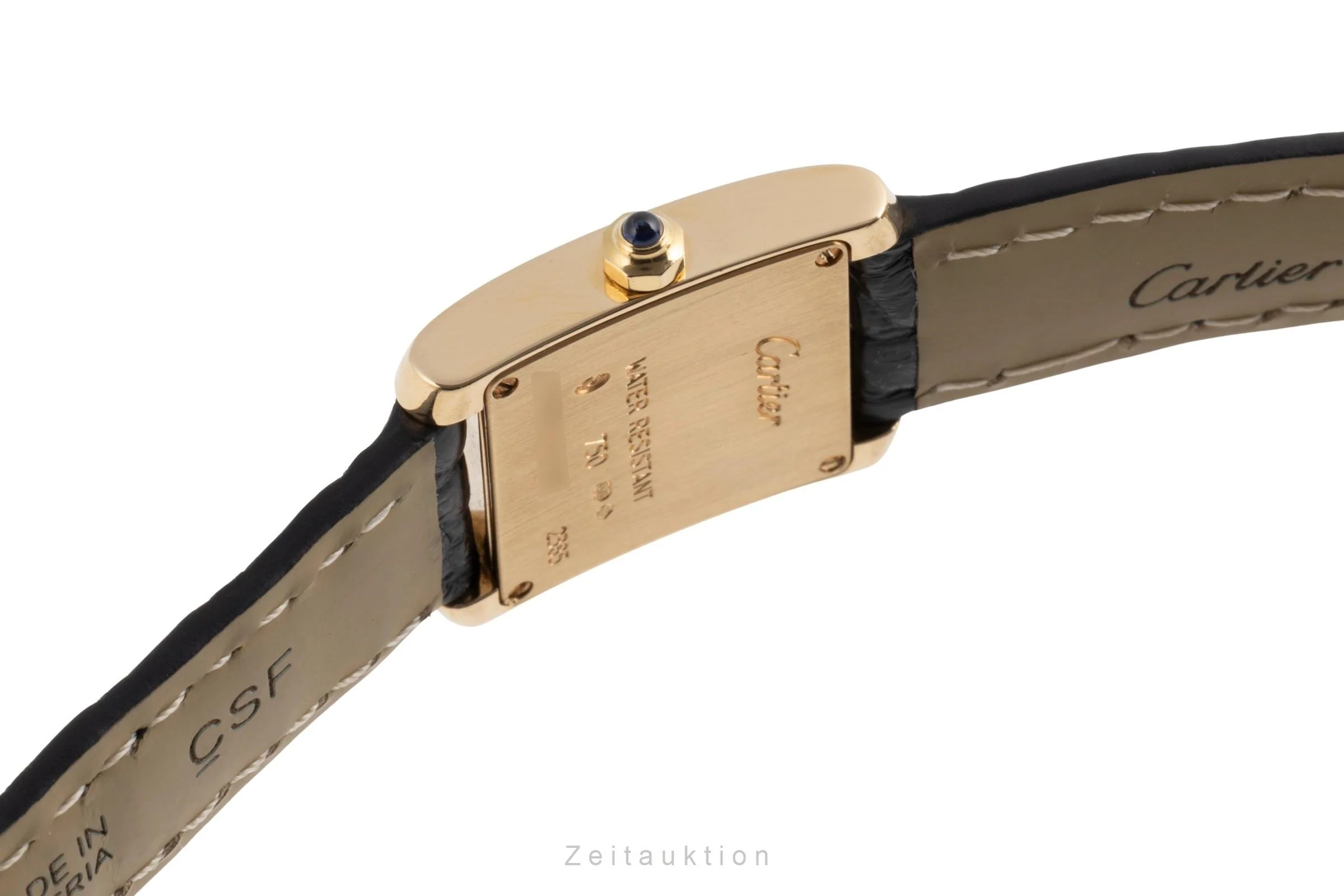 Cartier Tank Francaise 18 ct gold quartz women's watch W5000256  [2503394] - Image 12