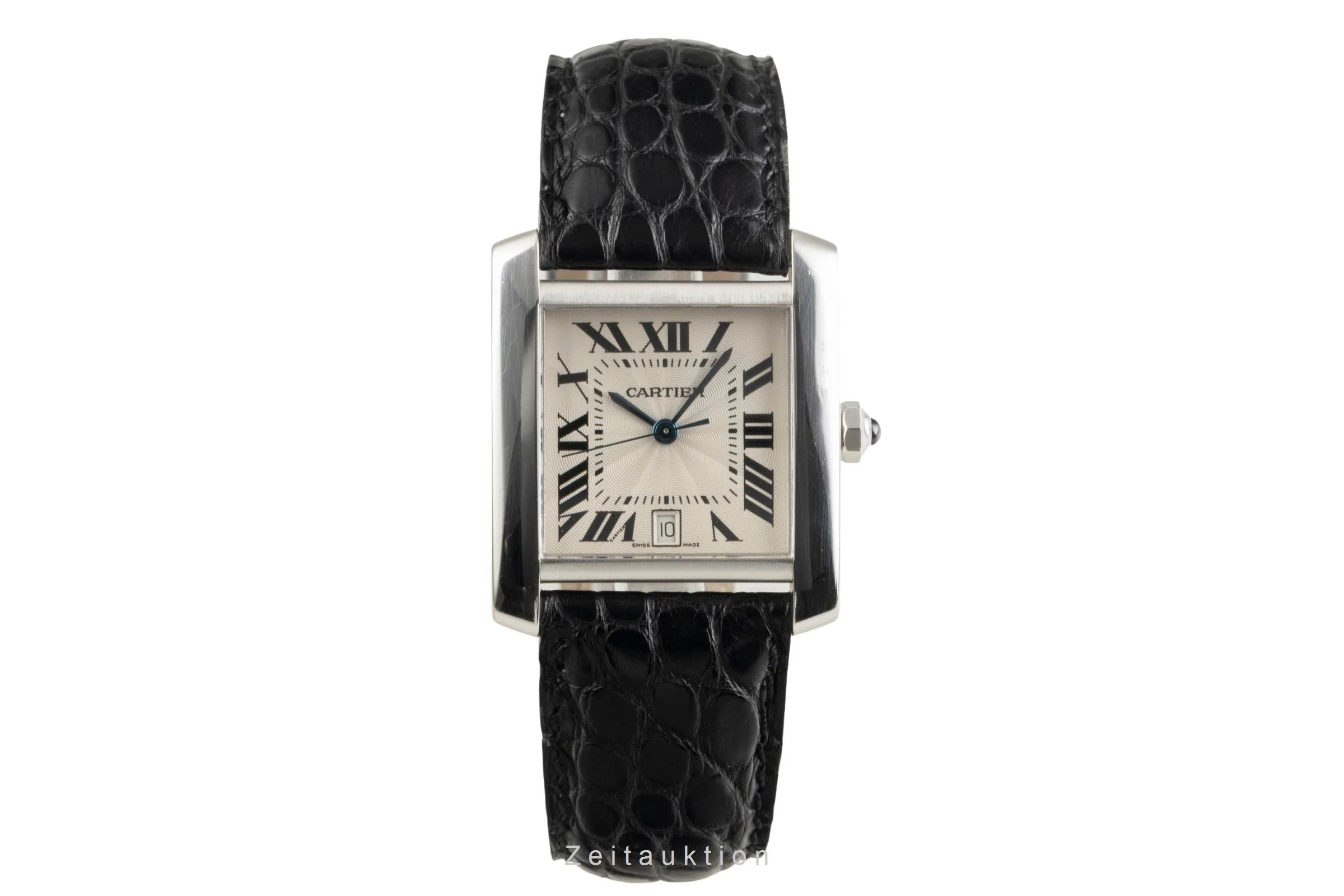Cartier Tank Francaise 18 ct white gold automatic men's watch W5001156, 2366  [2504466] - Image 5