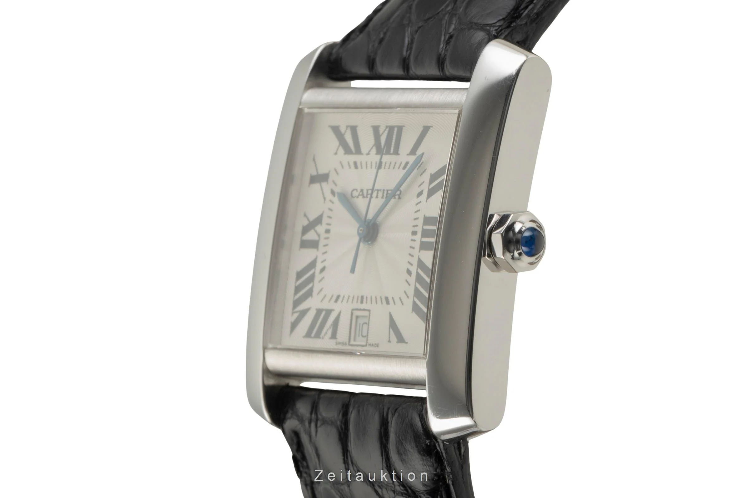 Cartier Tank Francaise 18 ct white gold automatic men's watch W5001156, 2366  [2504466] - Image 7