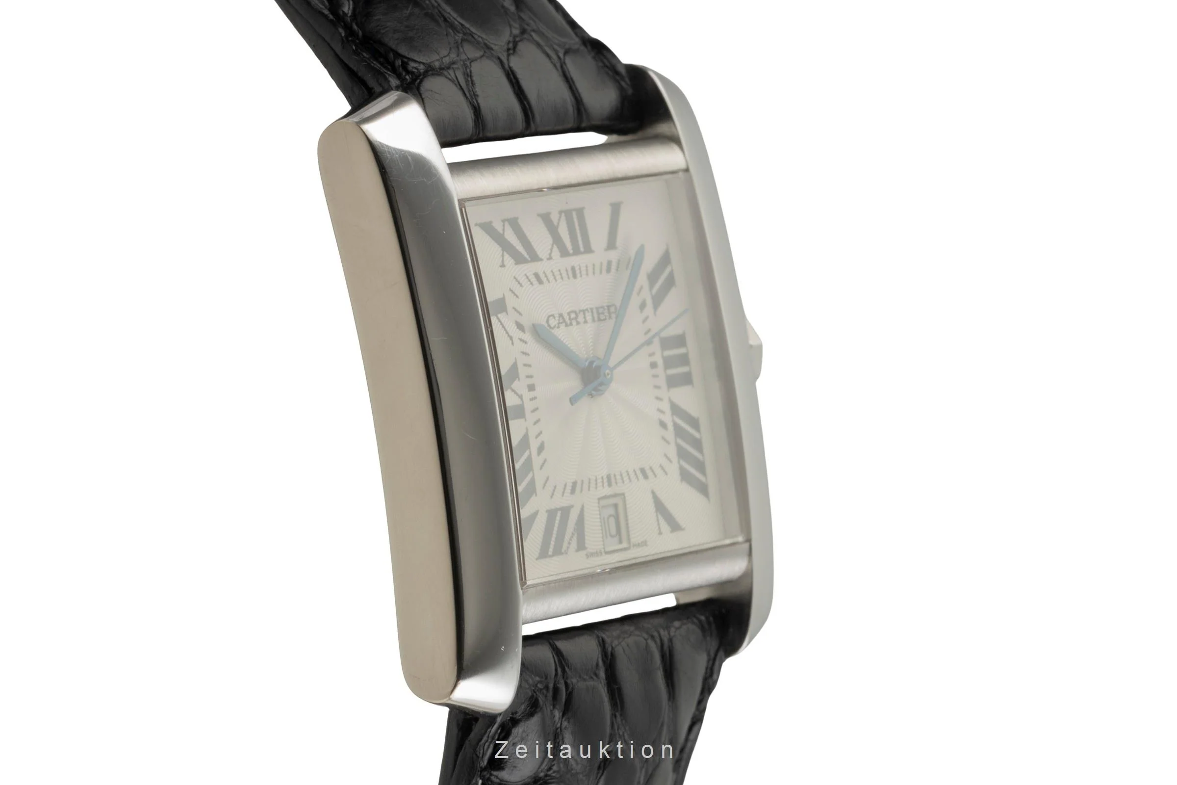 Cartier Tank Francaise 18 ct white gold automatic men's watch W5001156, 2366  [2504466] - Image 8