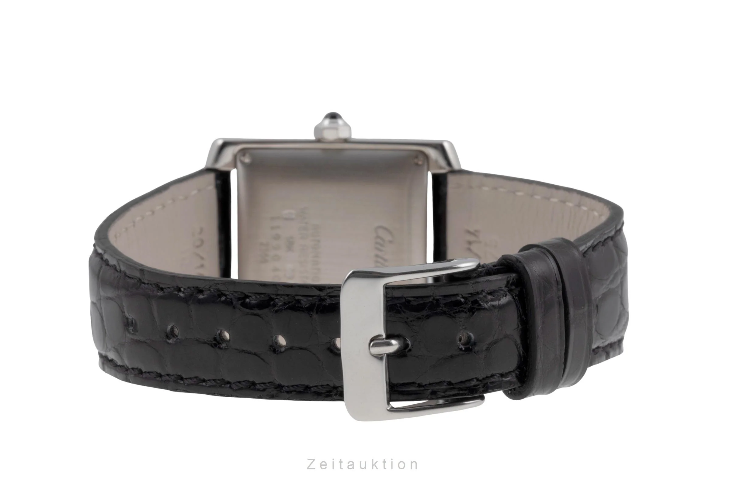 Cartier Tank Francaise 18 ct white gold automatic women's watch W50011S3  [2504406] - Image 14