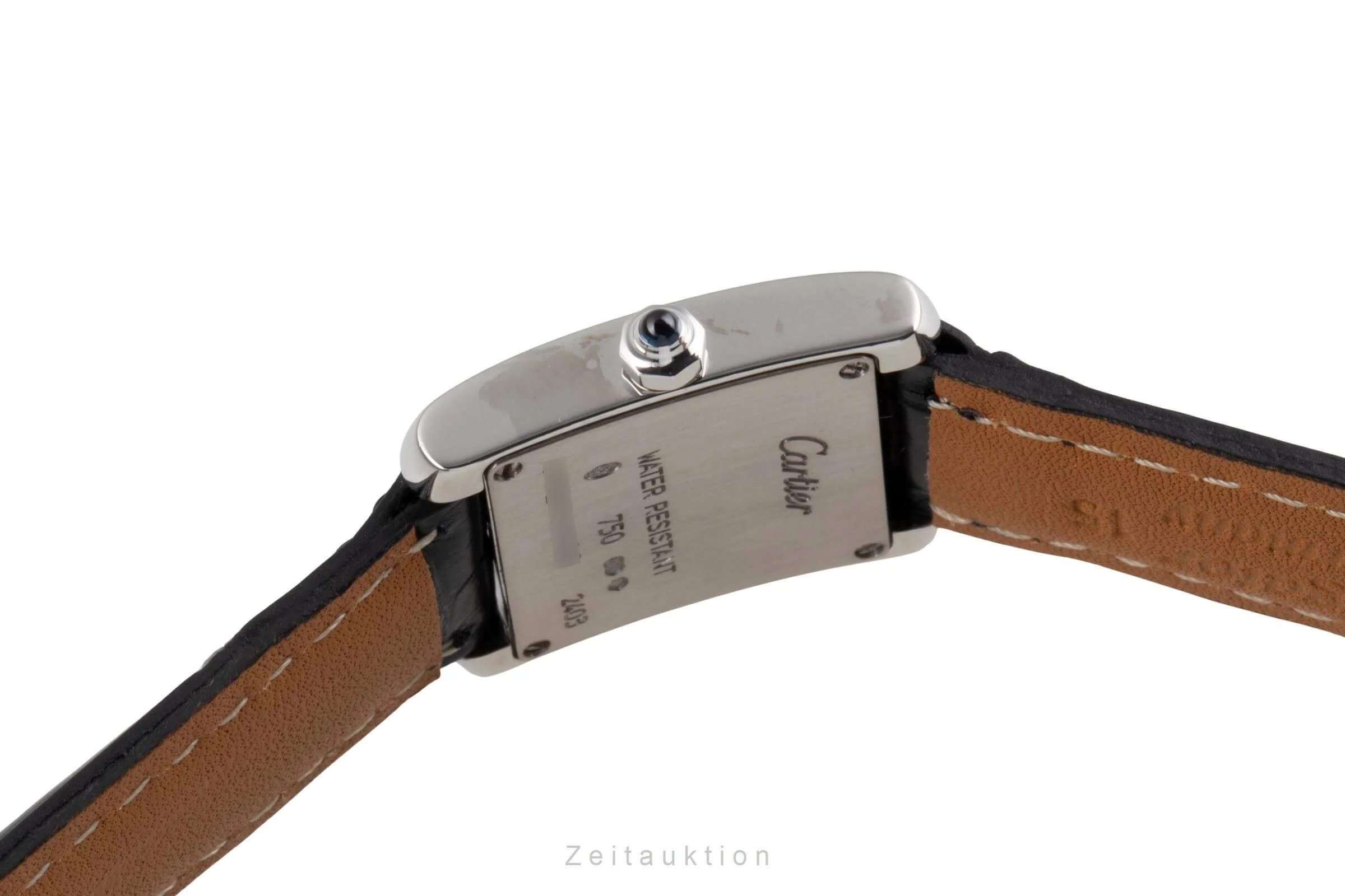 Cartier Tank Francaise 18 ct white gold quartz women's watch W50012S3  [2502140] - Image 11