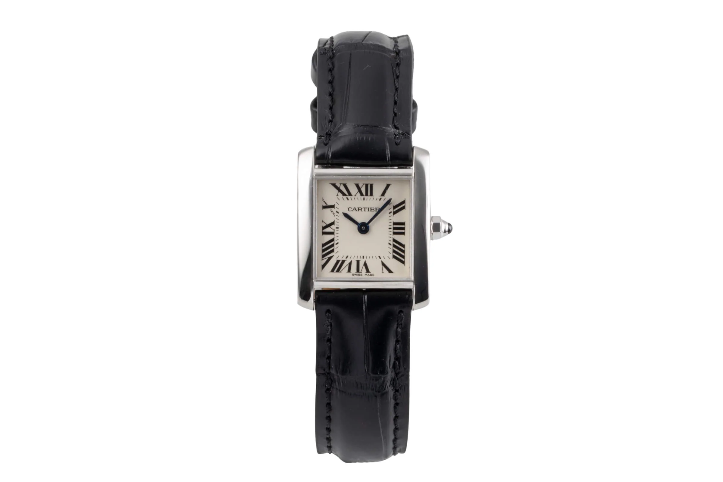 Cartier Tank Francaise 18 ct white gold quartz women's watch W50012S3  [2502140] - Image 5