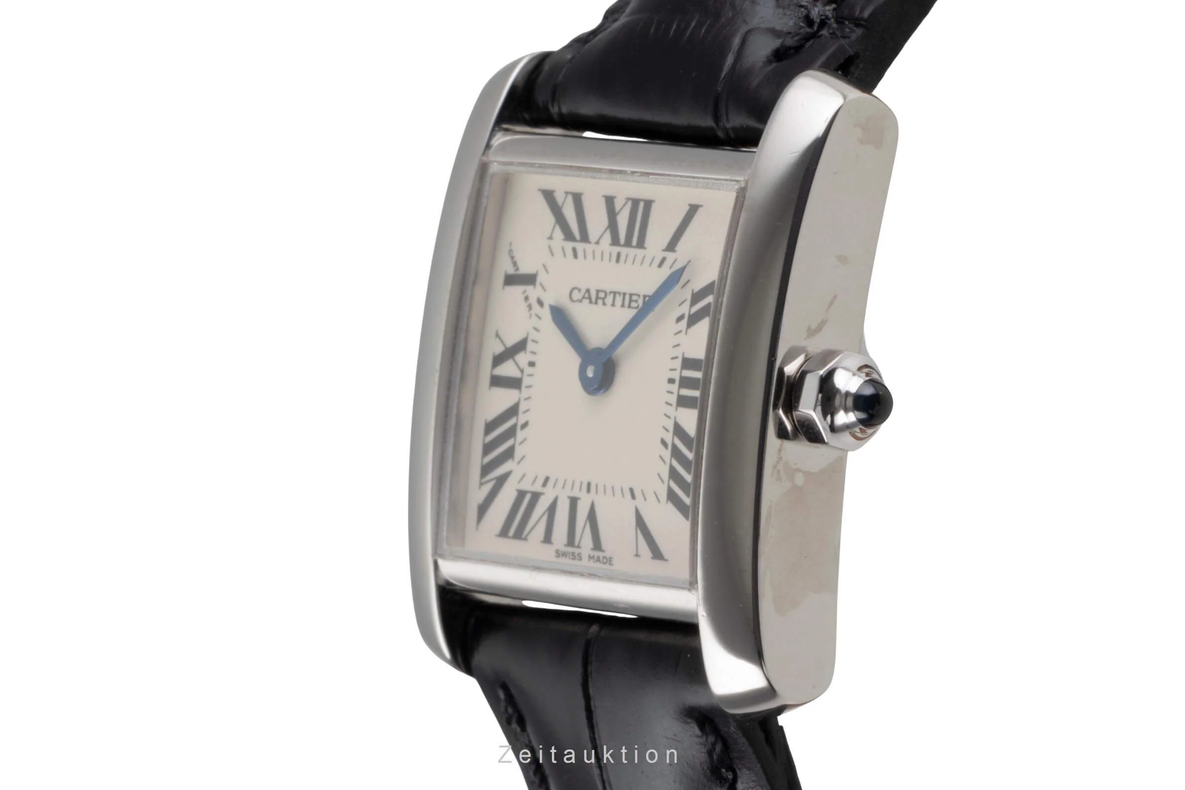Cartier Tank Francaise 18 ct white gold quartz women's watch W50012S3  [2502140] - Image 7