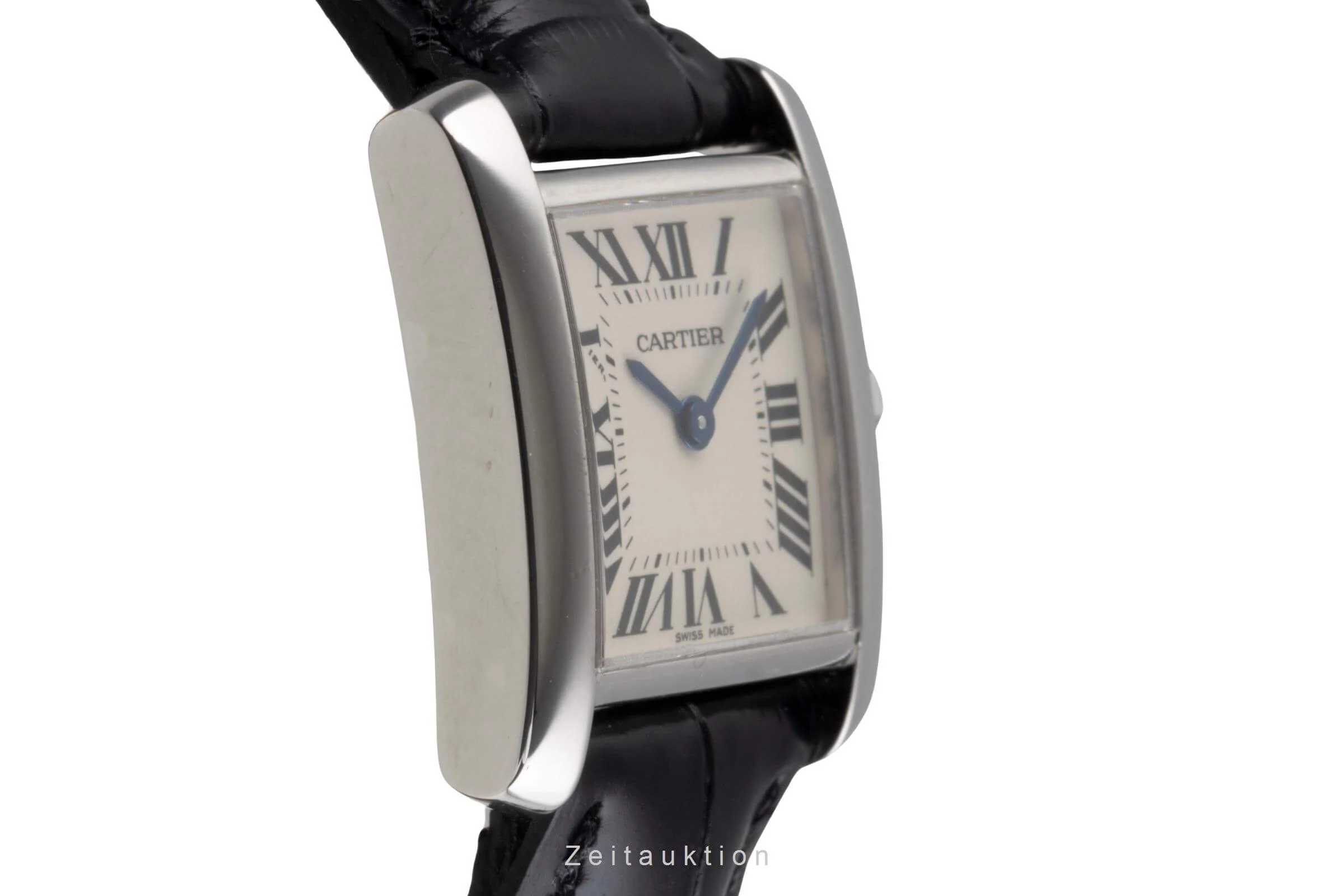 Cartier Tank Francaise 18 ct white gold quartz women's watch W50012S3  [2502140] - Image 8
