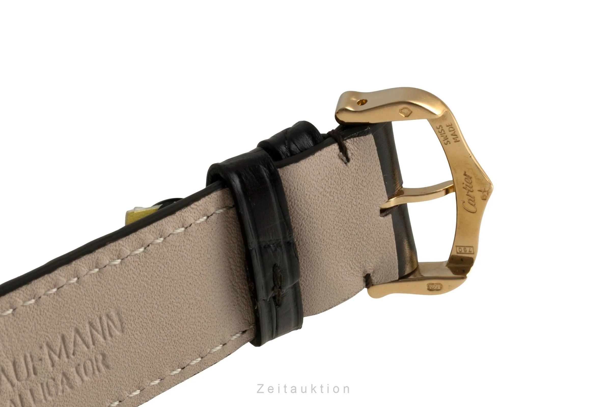 Cartier Tank Francaise chronograph 18 ct gold quartz men's watch W5000556, 1830  [2504293] - Image 13