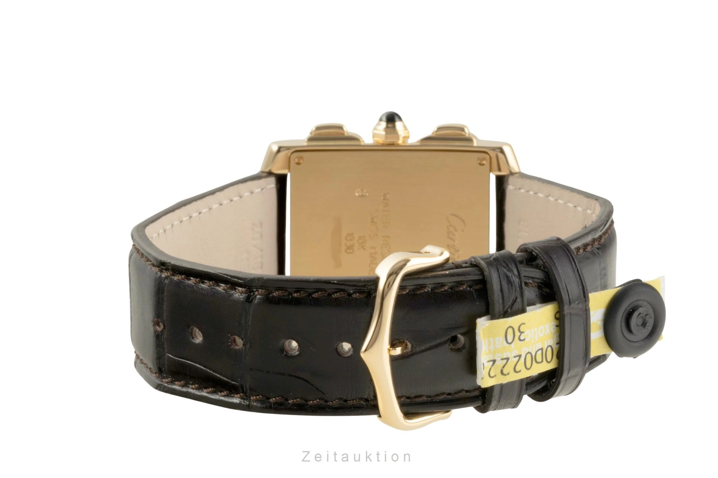 Cartier Tank Francaise chronograph 18 ct gold quartz men's watch W5000556, 1830  [2504293] - Image 14