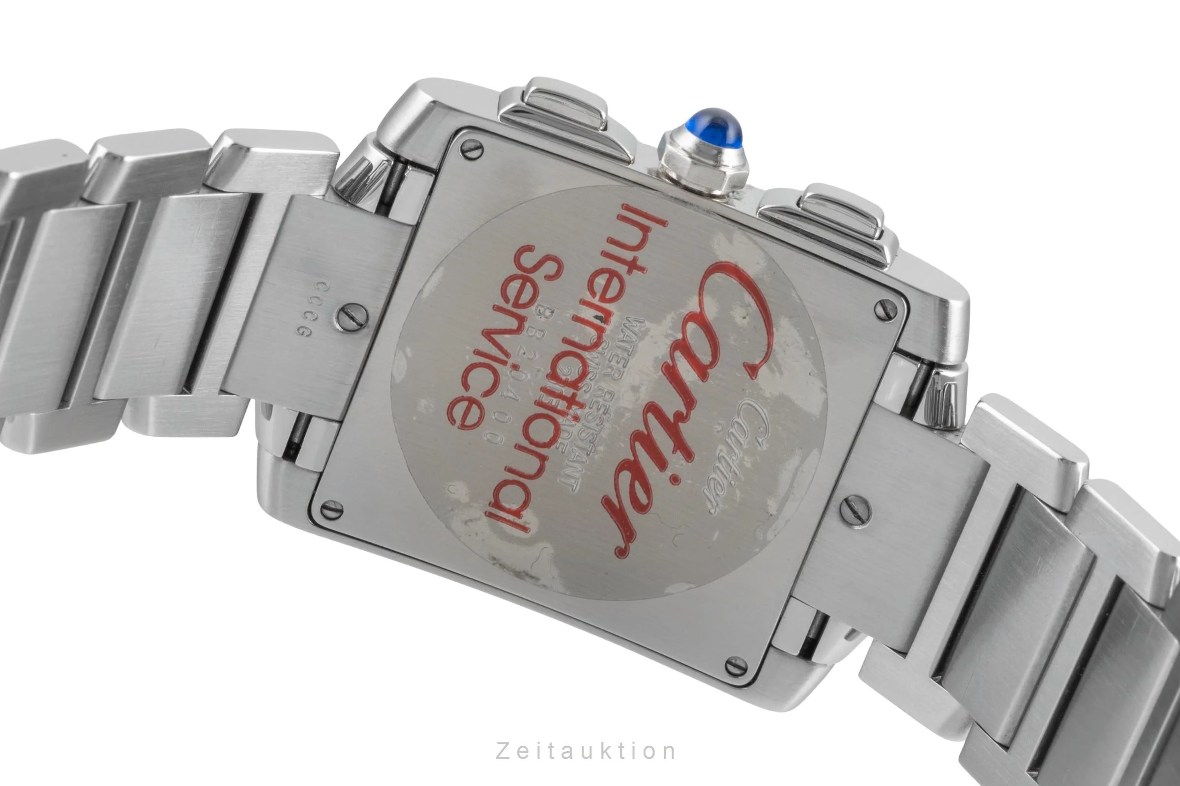 Cartier Tank Francaise chronograph steel quartz unisex W51001Q3  [2506202] - Image 12