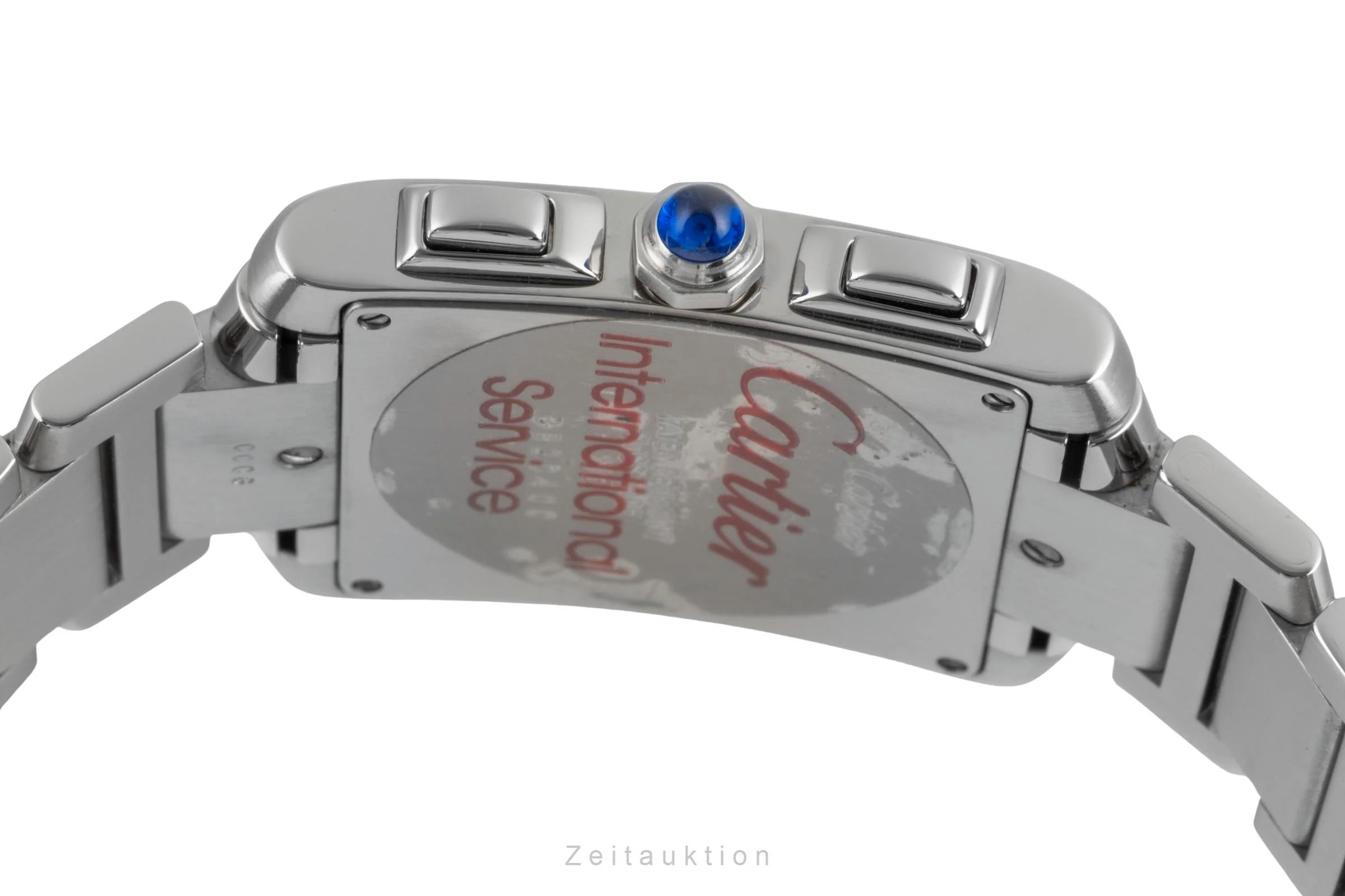 Cartier Tank Francaise chronograph steel quartz unisex W51001Q3  [2506202] - Image 13
