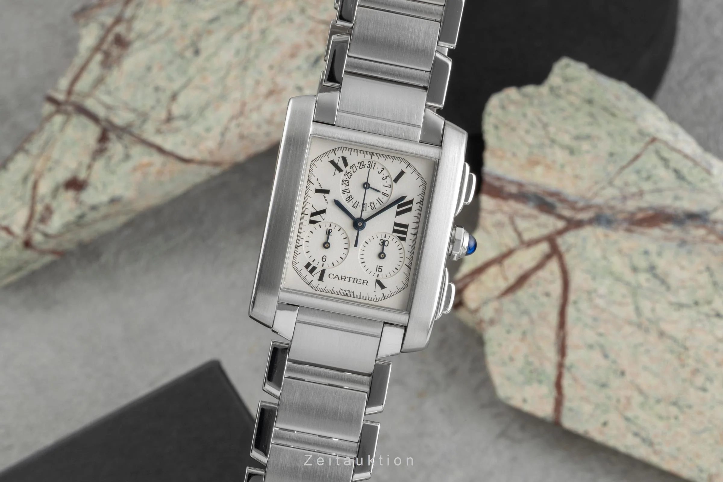 Cartier Tank Francaise chronograph steel quartz unisex W51001Q3  [2506202] - Image 2