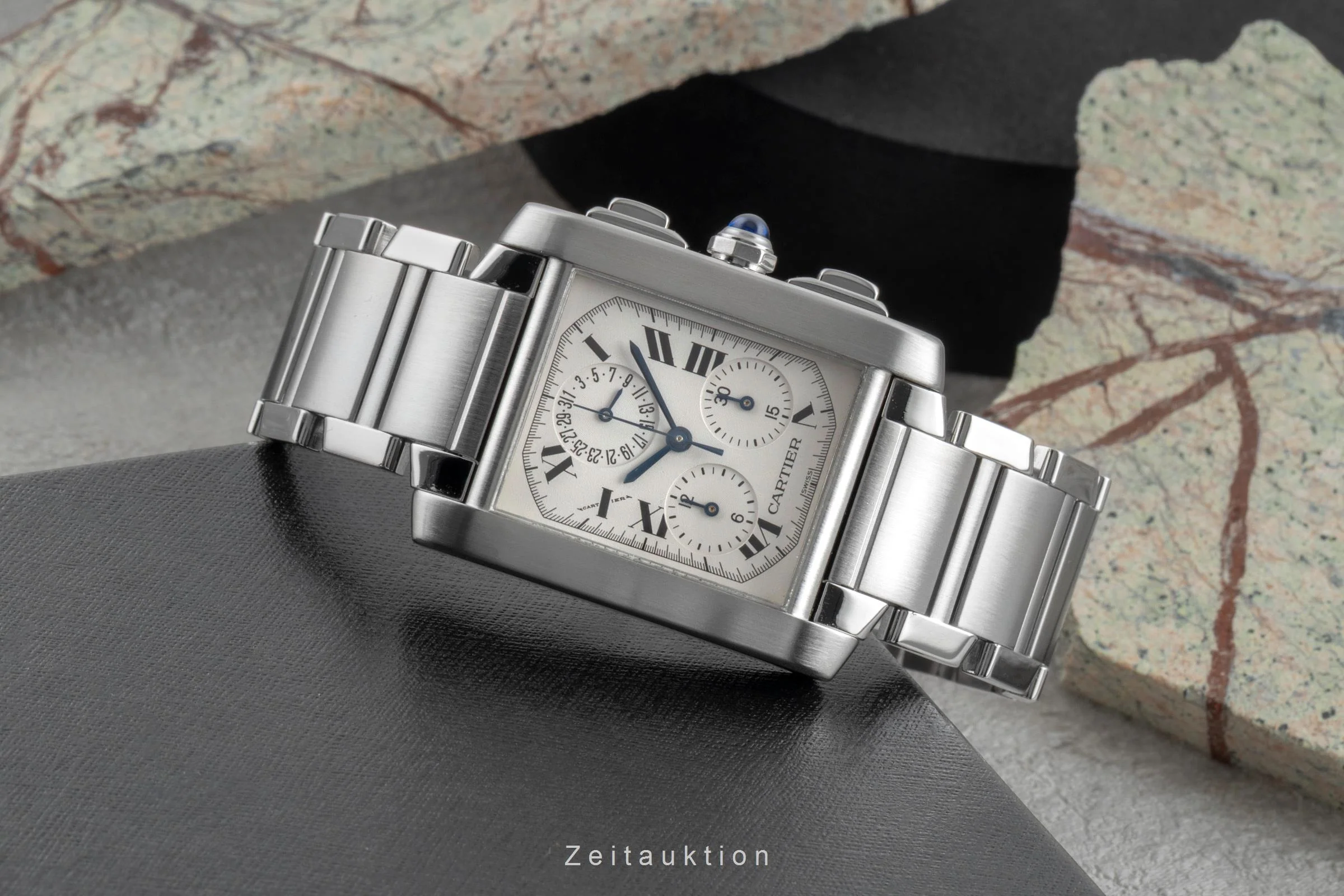 Cartier Tank Francaise chronograph steel quartz unisex W51001Q3  [2506202] - Image 3