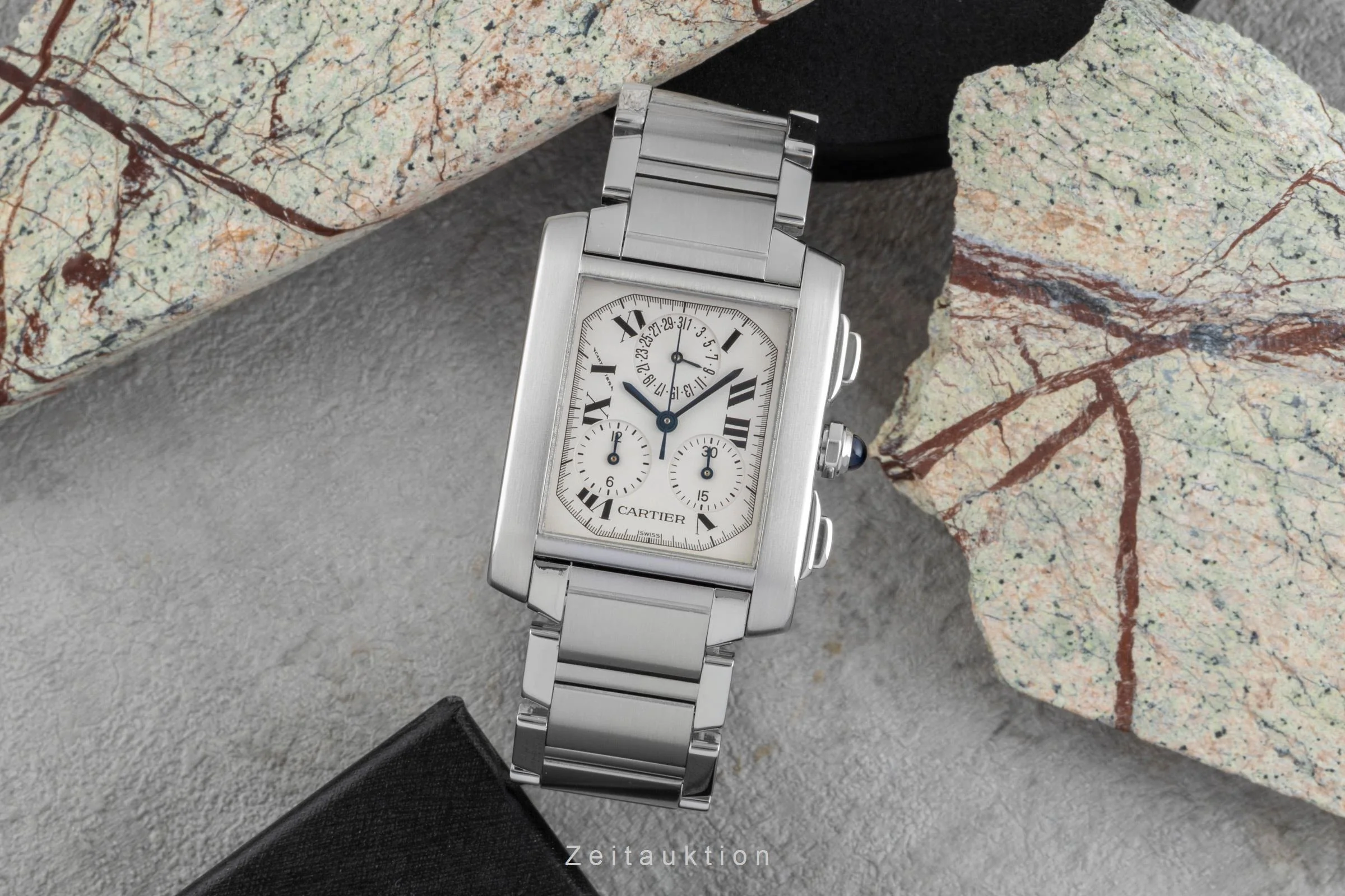Cartier Tank Francaise chronograph steel quartz unisex W51001Q3  [2506202] - Image 4