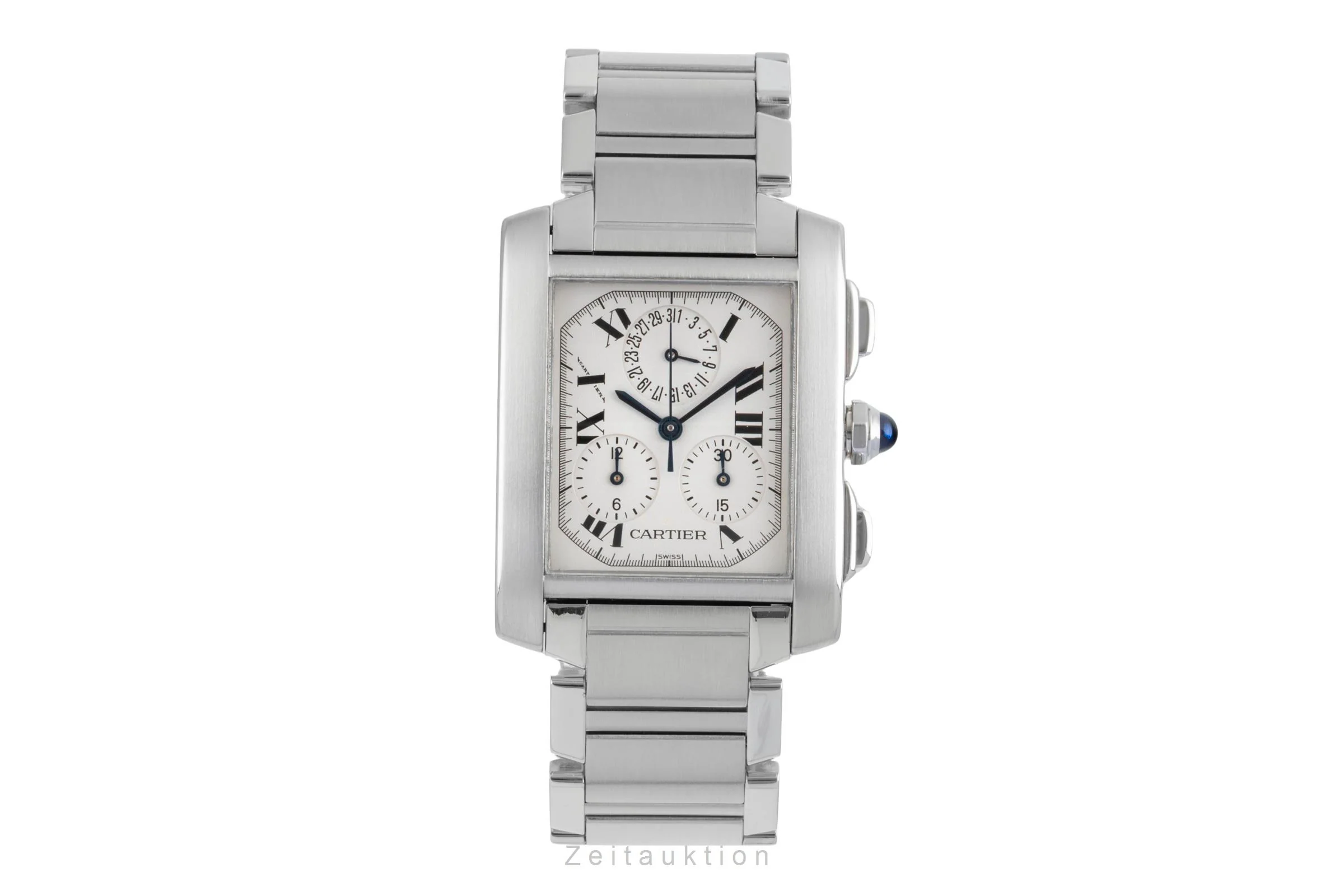 Cartier Tank Francaise chronograph steel quartz unisex W51001Q3  [2506202] - Image 5