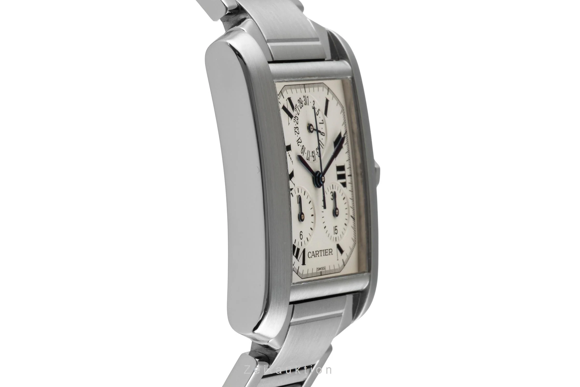 Cartier Tank Francaise chronograph steel quartz unisex W51001Q3  [2506202] - Image 8