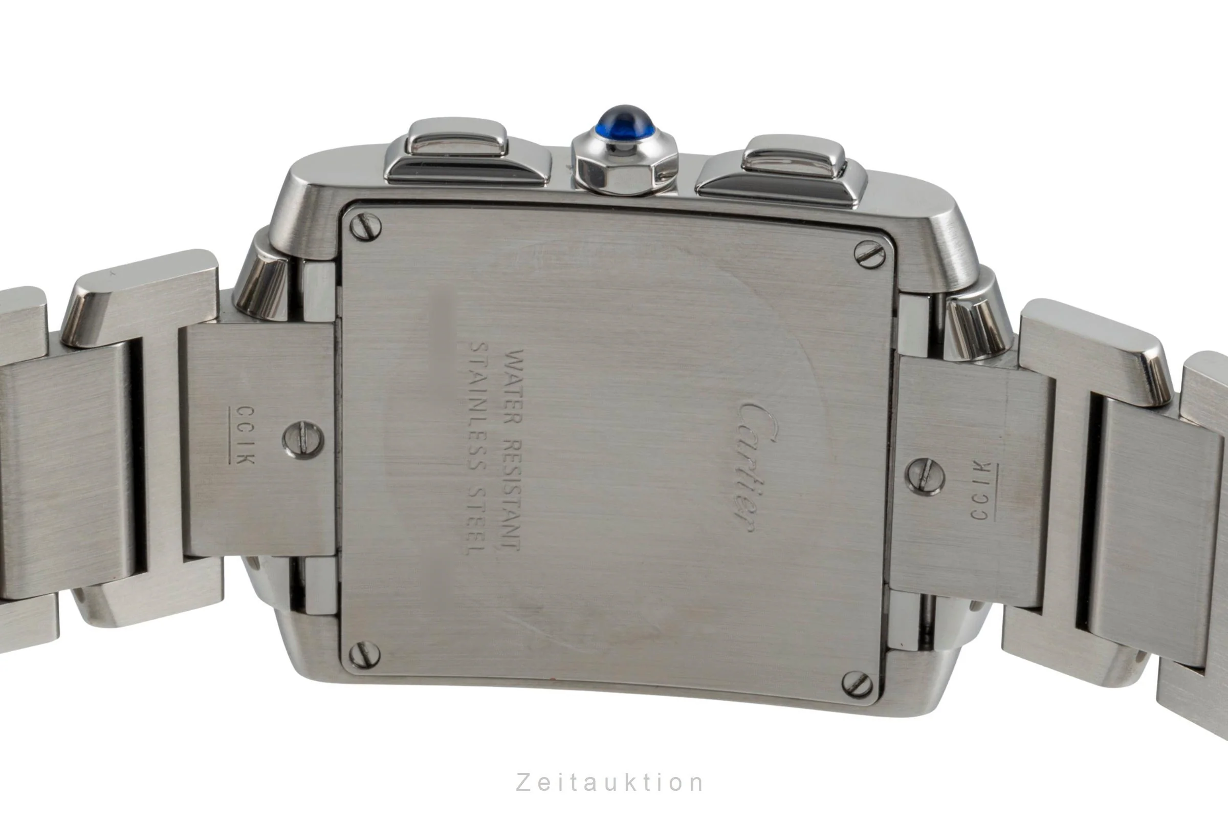 Cartier Tank Francaise chronograph steel quartz unisex W51024Q3  [2505904] - Image 12