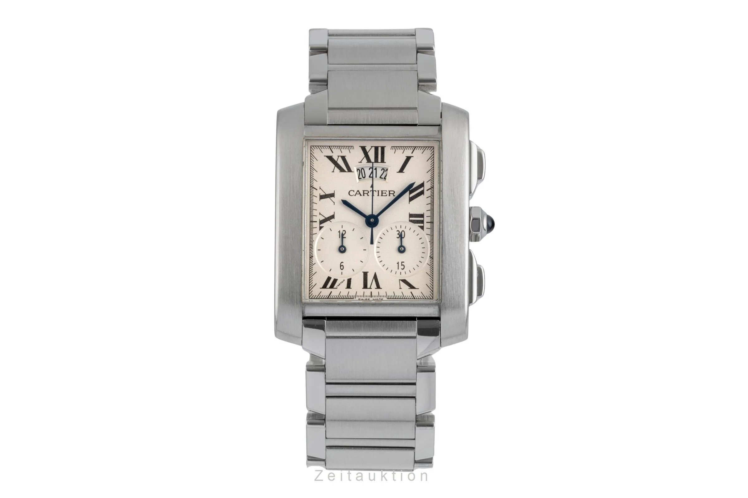 Cartier Tank Francaise chronograph steel quartz unisex W51024Q3  [2505904] - Image 5