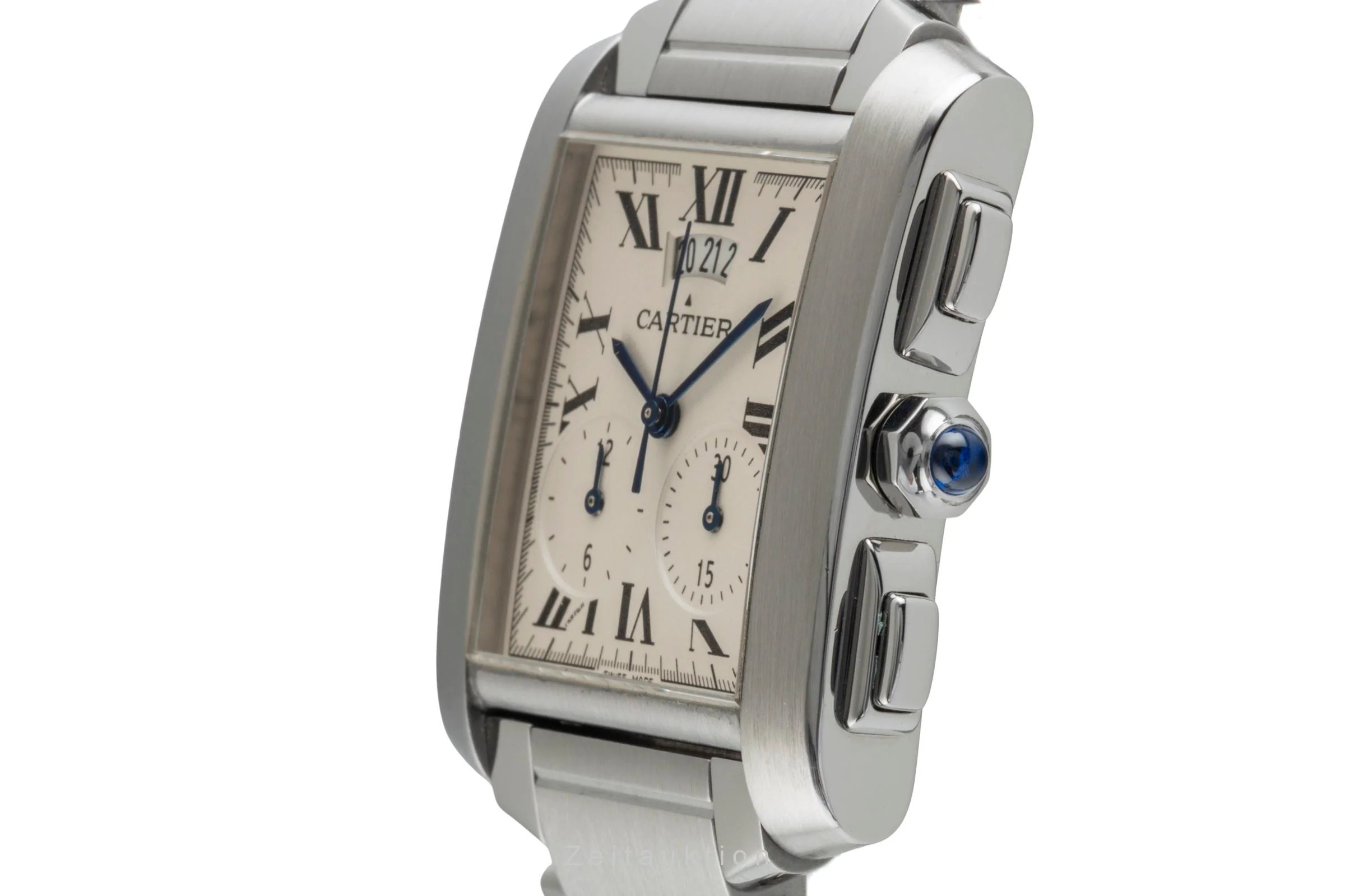 Cartier Tank Francaise chronograph steel quartz unisex W51024Q3  [2505904] - Image 7