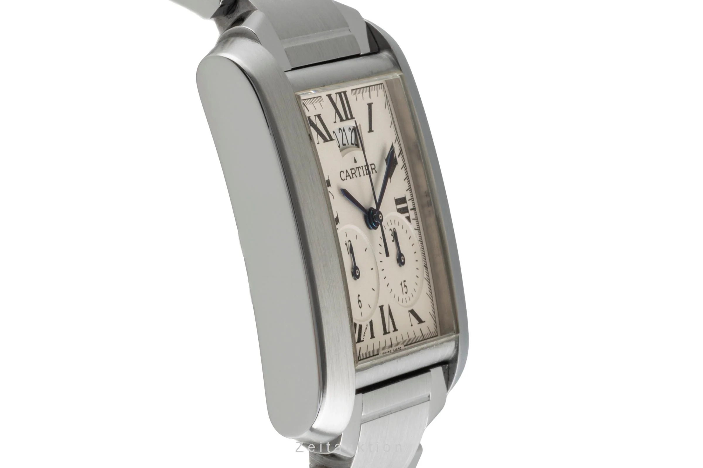 Cartier Tank Francaise chronograph steel quartz unisex W51024Q3  [2505904] - Image 8