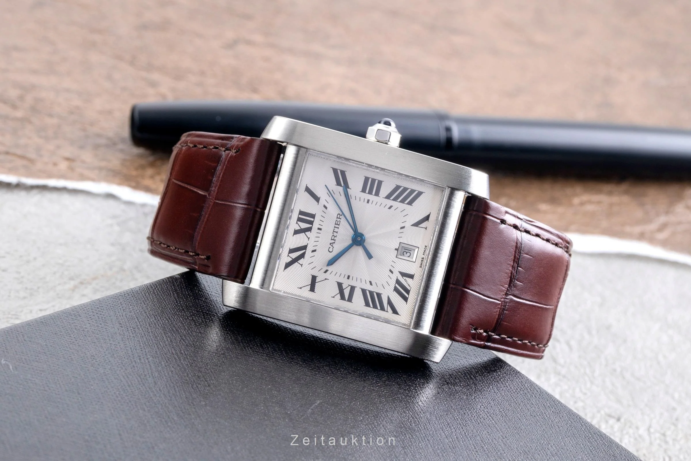 Cartier Tank Francaise steel automatic men's watch W5101755  [2600073] - Image 3