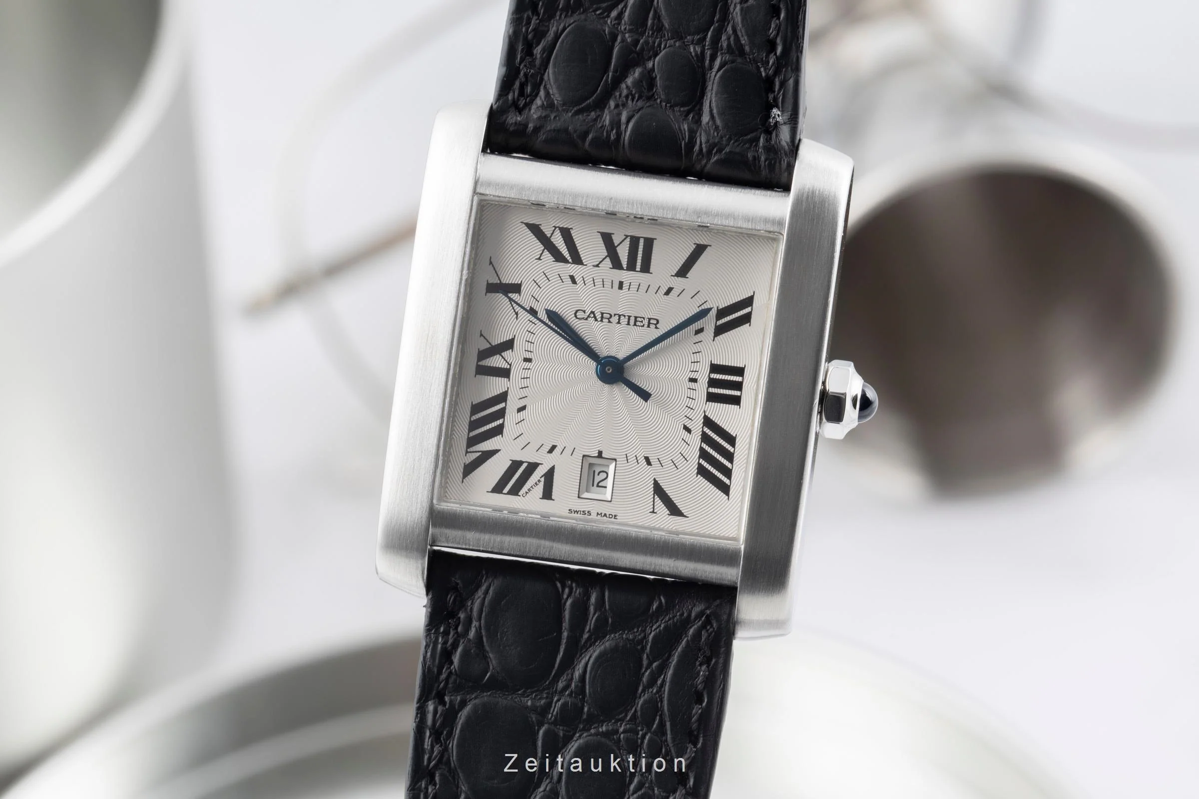 Cartier Tank Francaise steel automatic men's watch W5101755  [2601051] - Image 2