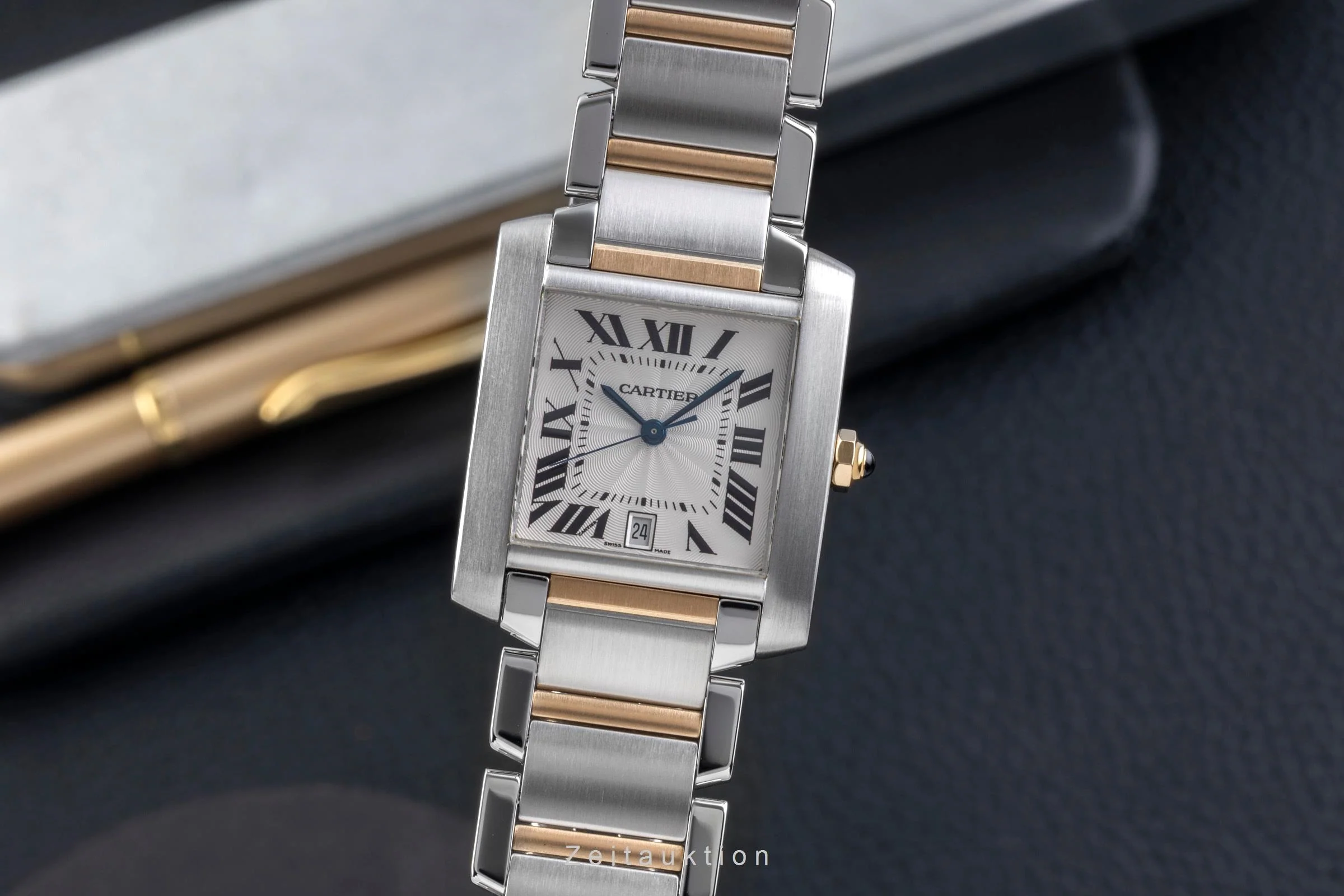 Cartier Tank Francaise steel / gold automatic unisex W51005Q4  [2505396] - Image 2