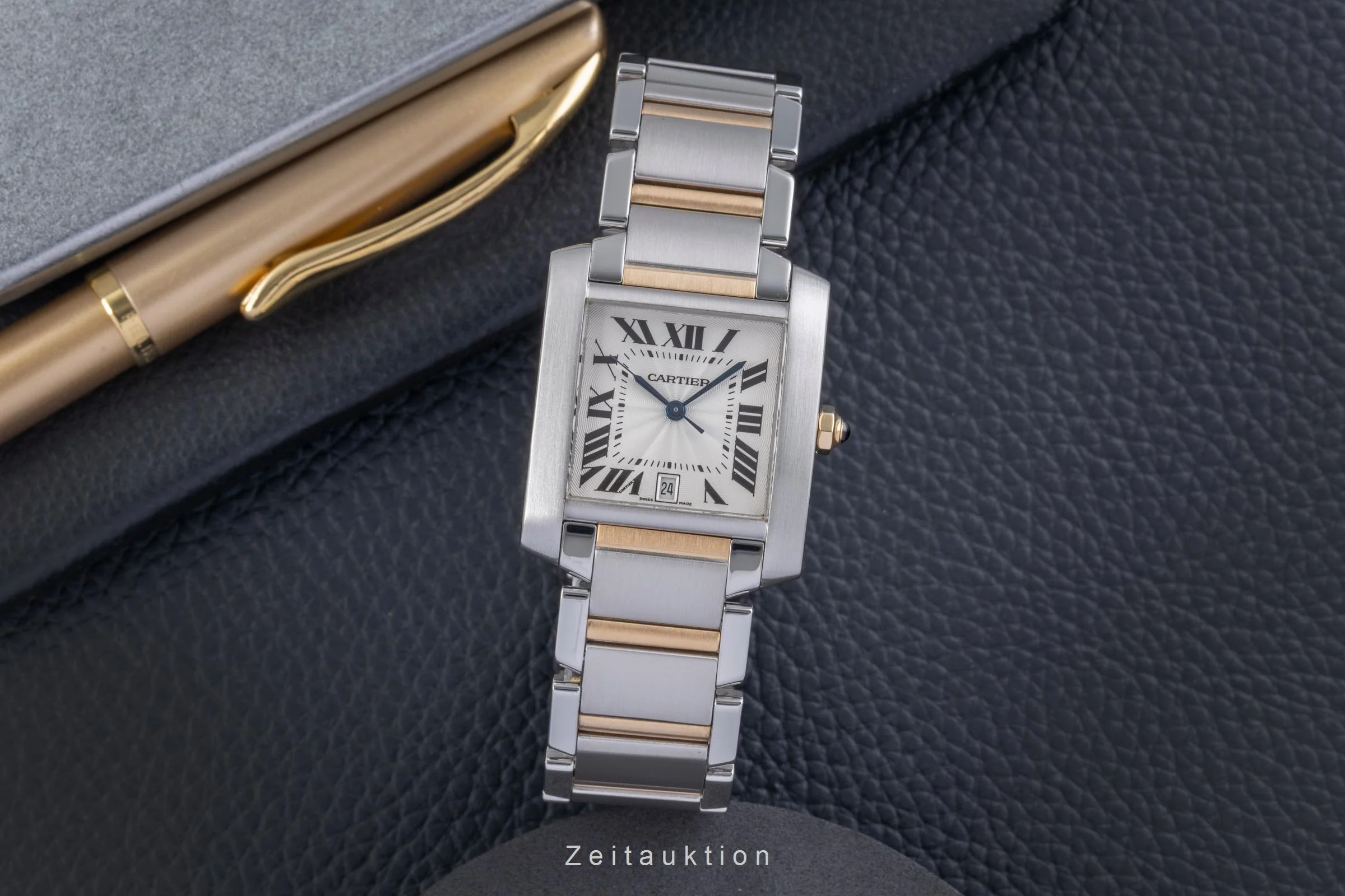 Cartier Tank Francaise steel / gold automatic unisex W51005Q4  [2505396] - Image 4