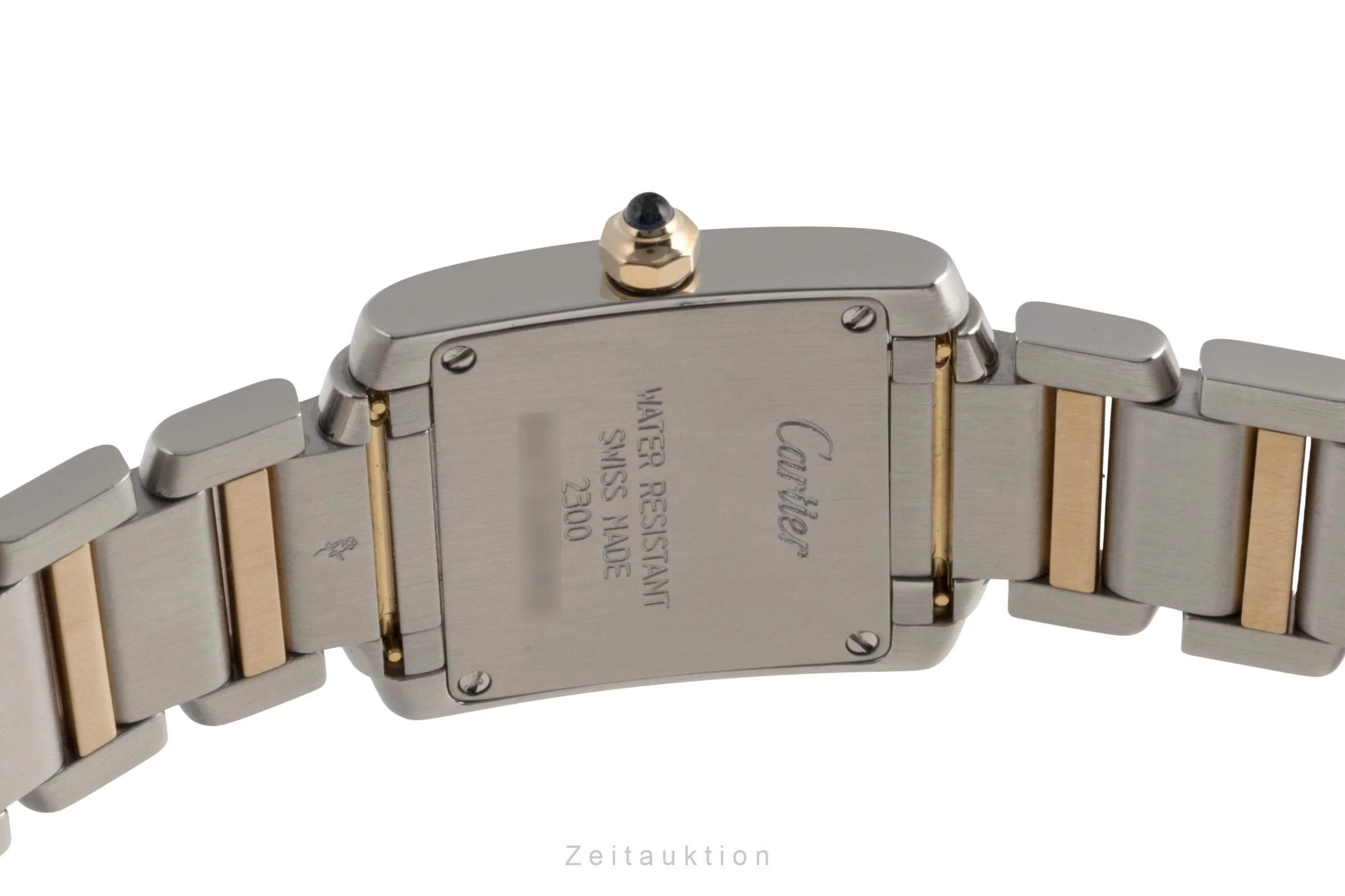 Cartier Tank Francaise steel / gold quartz women's watch W51007Q4  [2501787] - Image 10