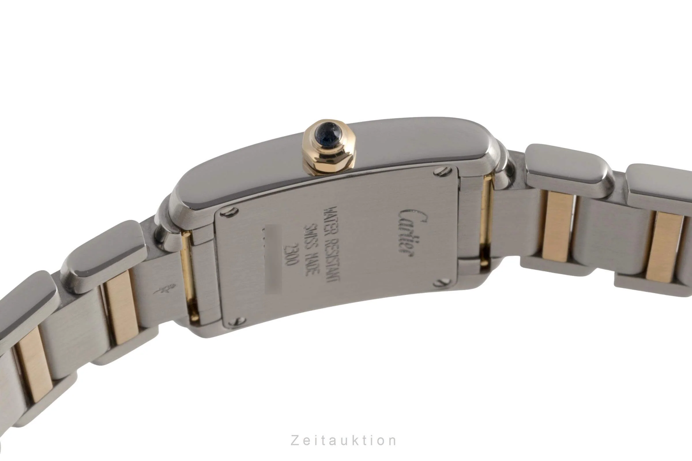 Cartier Tank Francaise steel / gold quartz women's watch W51007Q4  [2501787] - Image 11