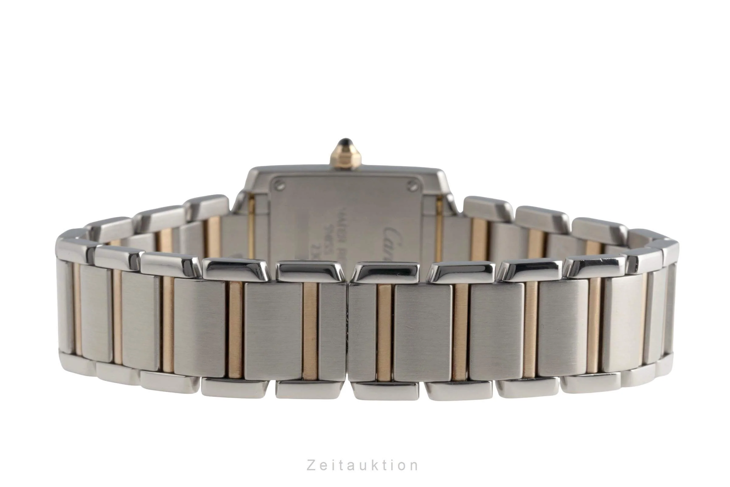 Cartier Tank Francaise steel / gold quartz women's watch W51007Q4  [2501787] - Image 12
