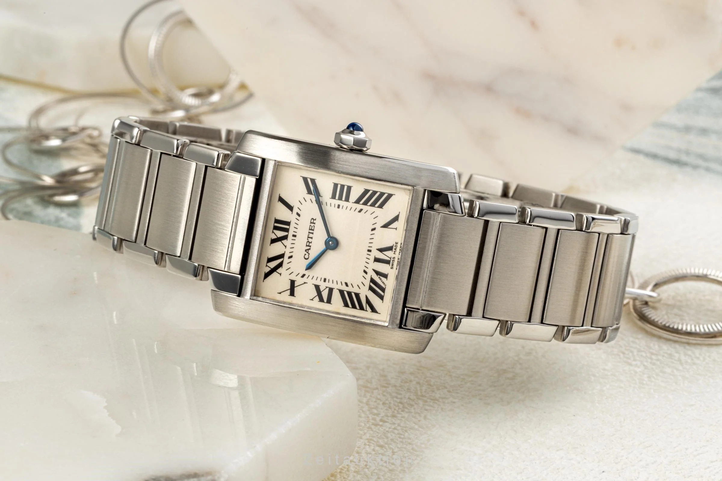 Cartier Tank Francaise steel quartz women's watch W51003Q3, 2301 LP: 4750EUR  [2206018] - Image 2