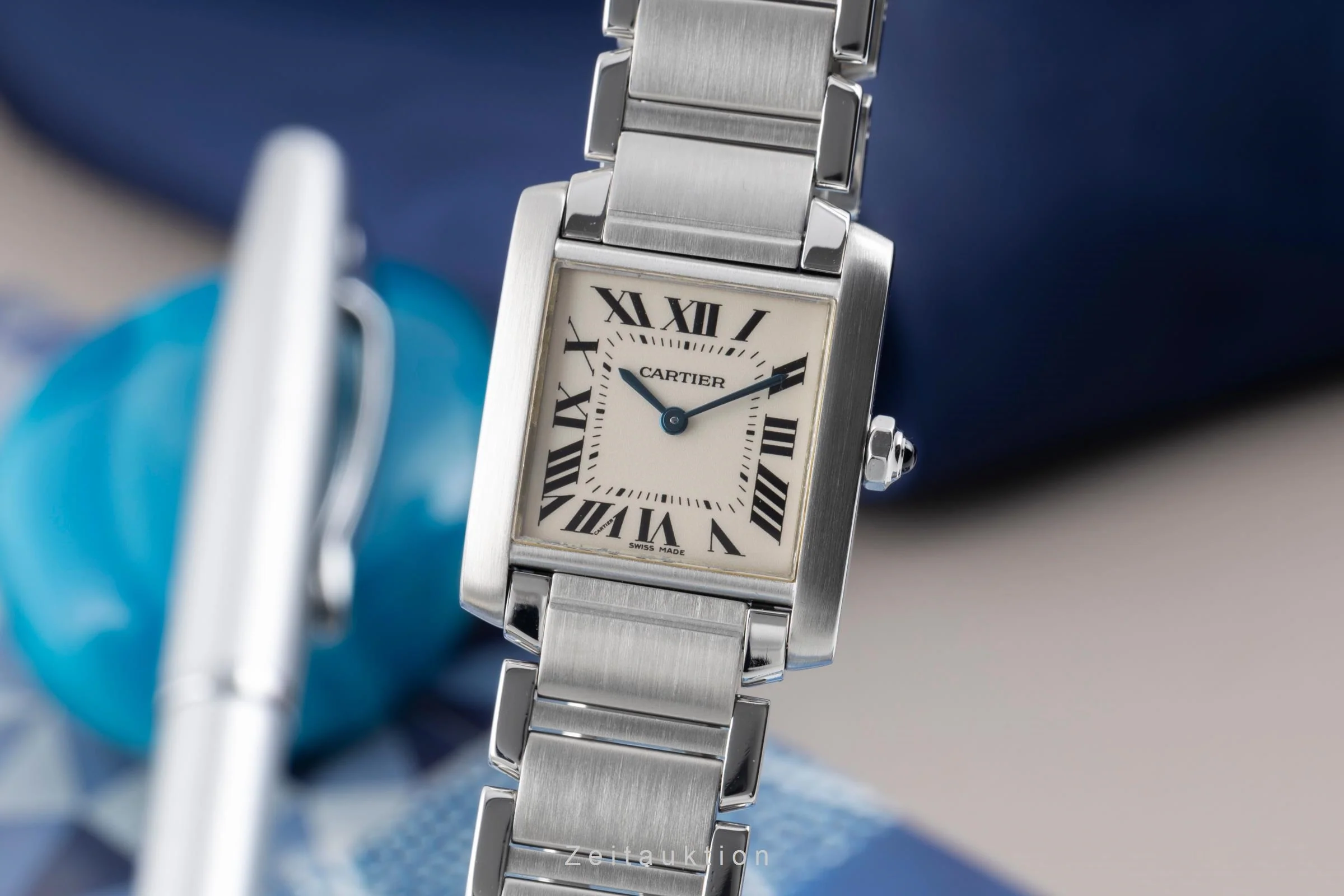 Cartier Tank Francaise steel quartz women's watch W51003Q3  [2506732] - Image 2