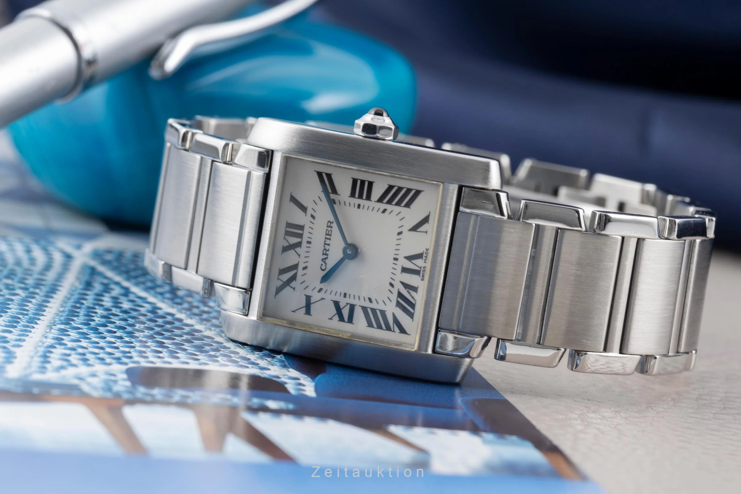 Cartier Tank Francaise steel quartz women's watch W51003Q3  [2506732] - Image 3