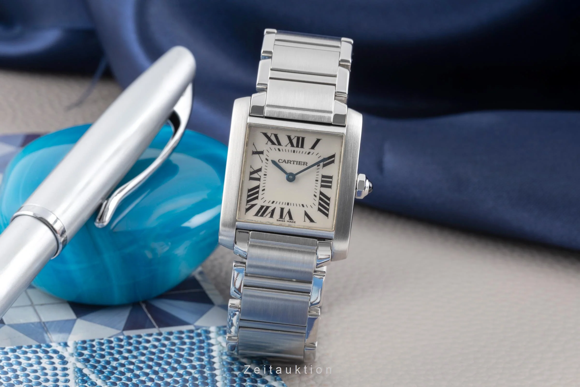 Cartier Tank Francaise steel quartz women's watch W51003Q3  [2506732] - Image 4