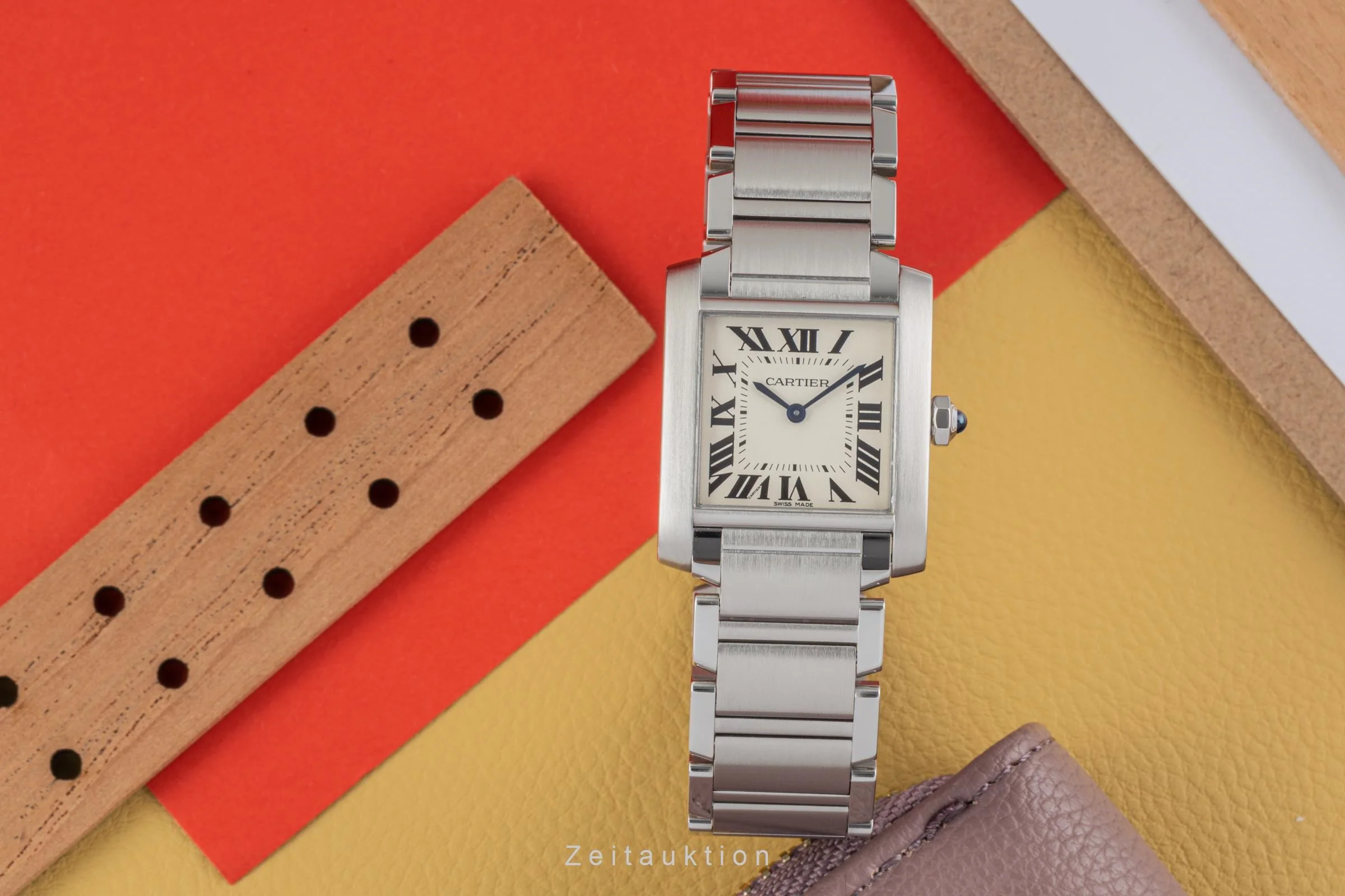 Cartier Tank Francaise steel quartz women's watch WSTA0005, 3751  [2304253] - Image 3