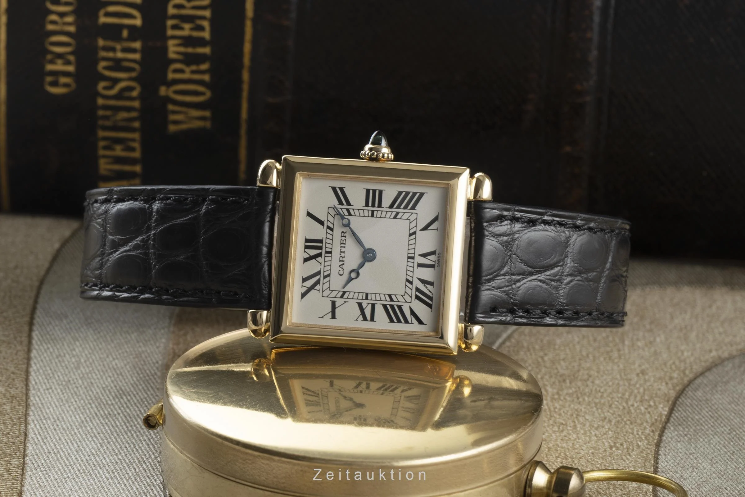 Cartier Tank Obus 18 ct gold quartz unisex 1630 LP: 9250EUR  [2108509] - Image 2