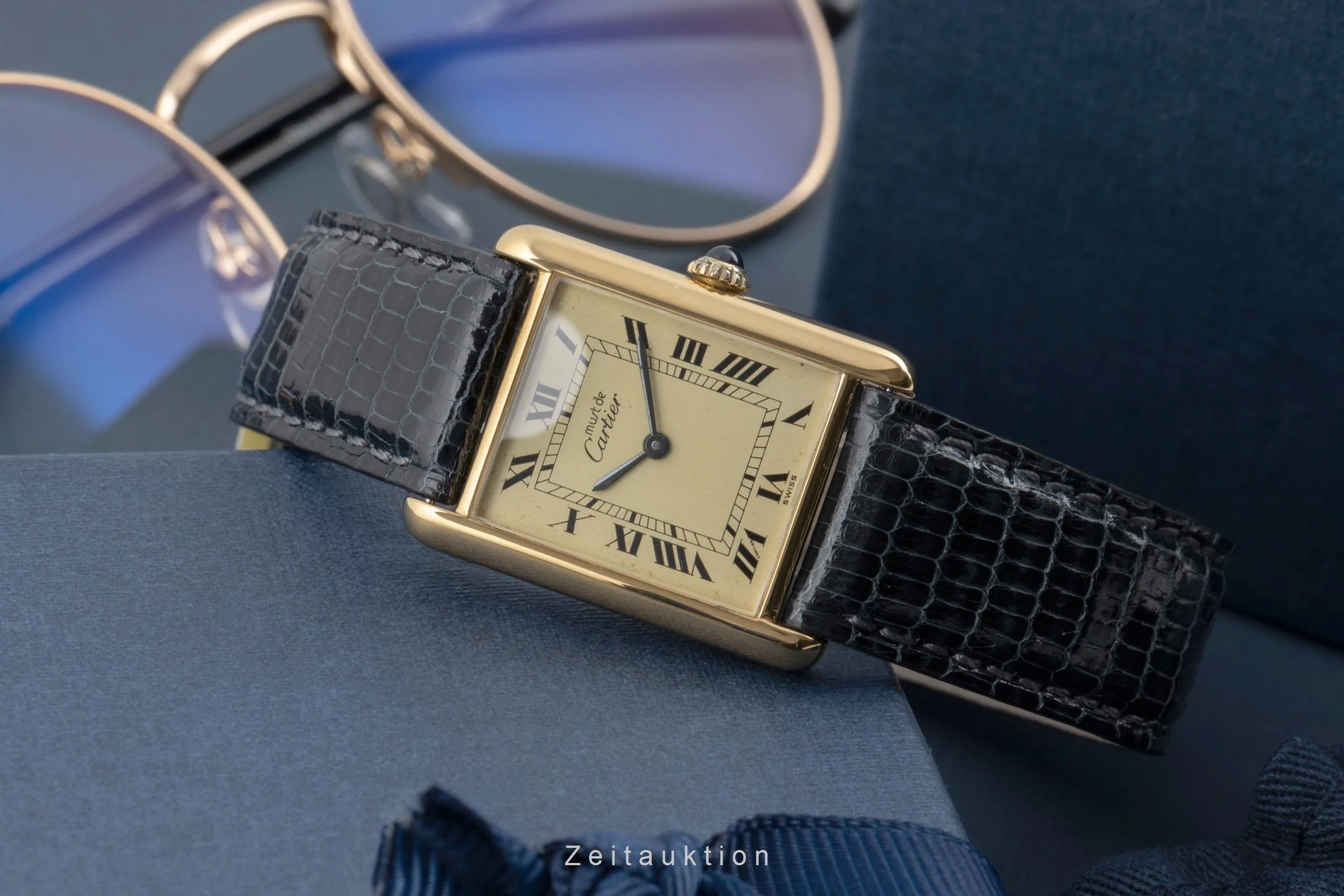 Cartier Tank silver-gilt manual winding unisex  [2506156] - Image 3