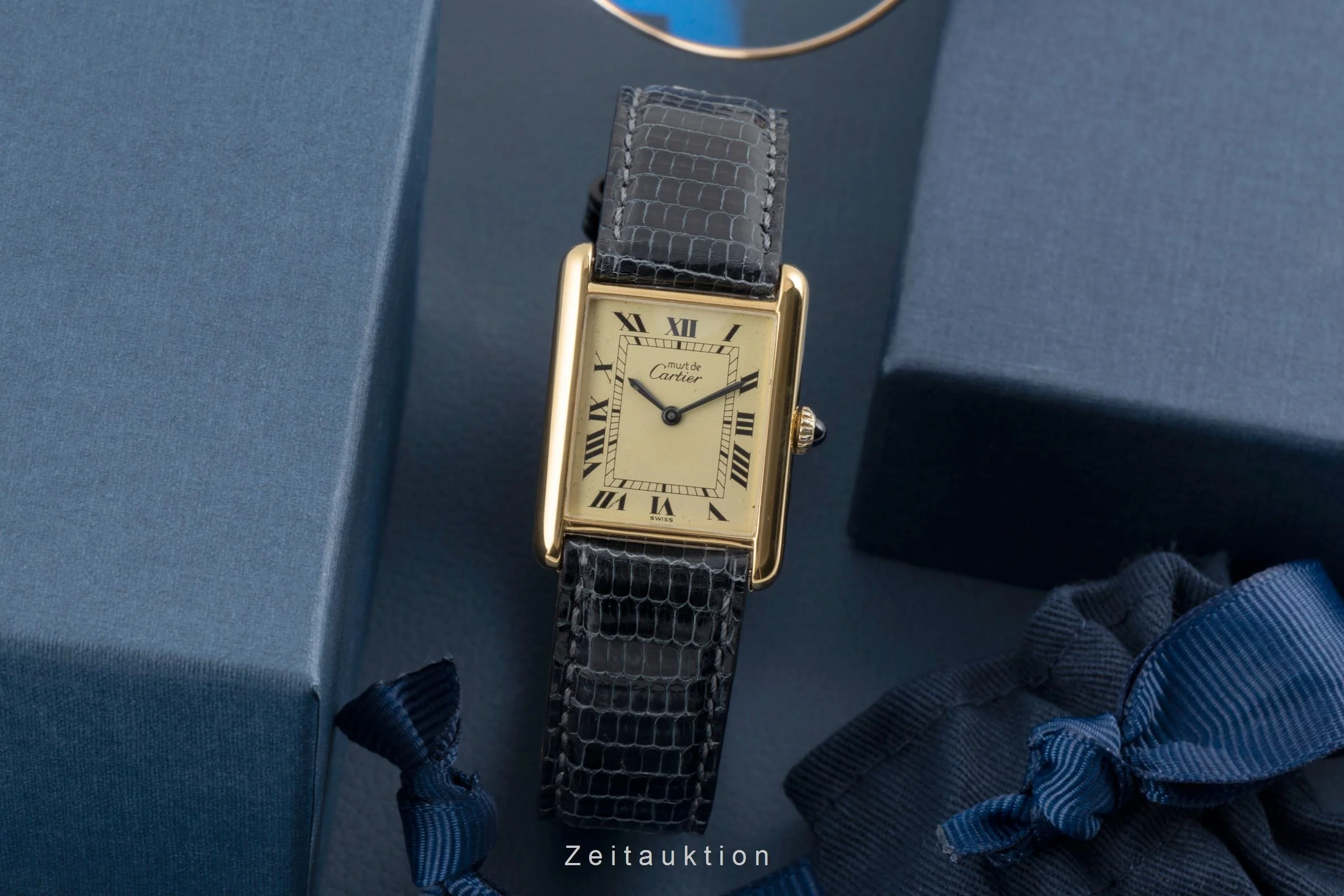 Cartier Tank silver-gilt manual winding unisex  [2506156] - Image 4