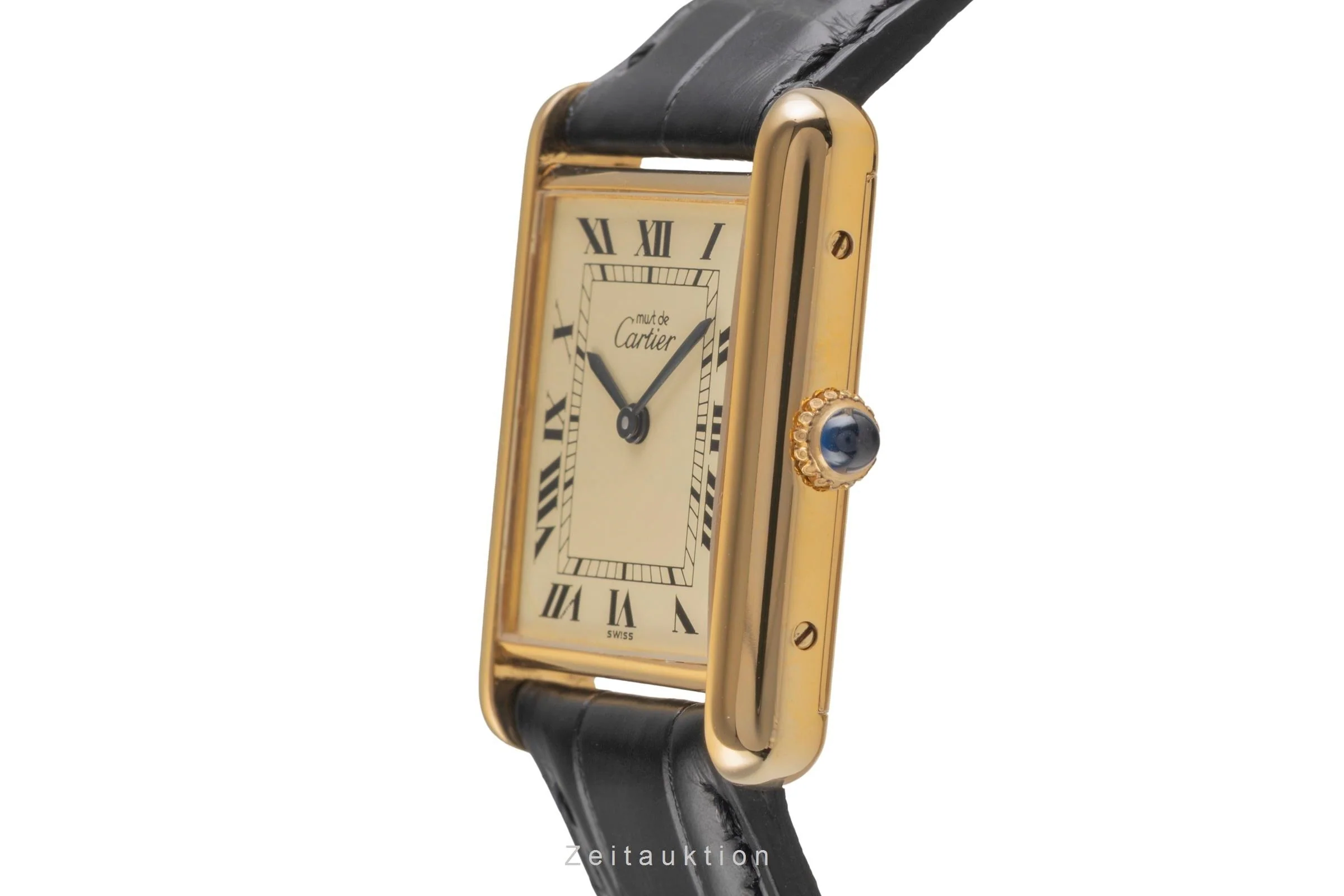 Cartier Tank silver-gilt manual winding unisex 6  [2504166] - Image 7