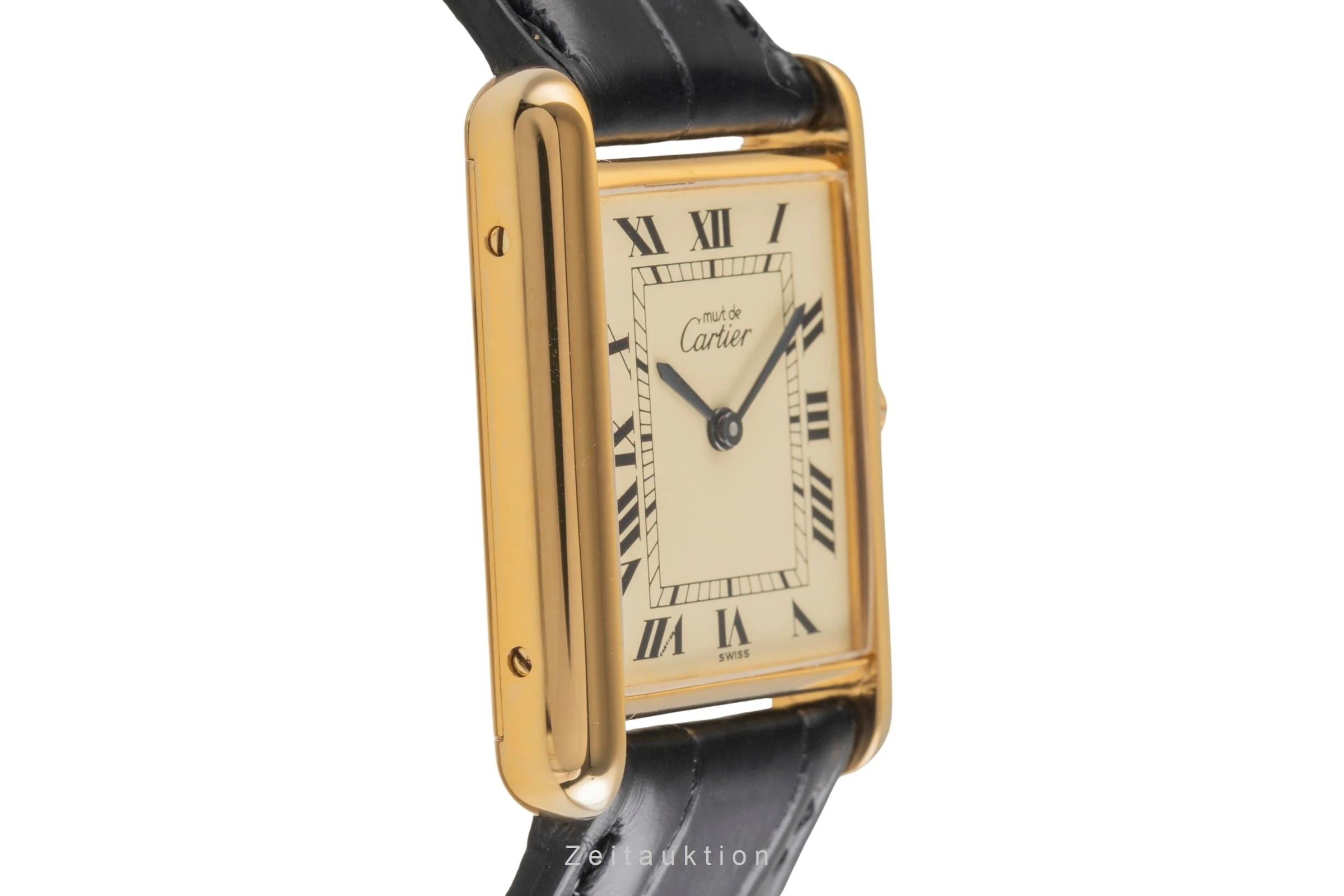 Cartier Tank silver-gilt manual winding unisex 6  [2504166] - Image 8