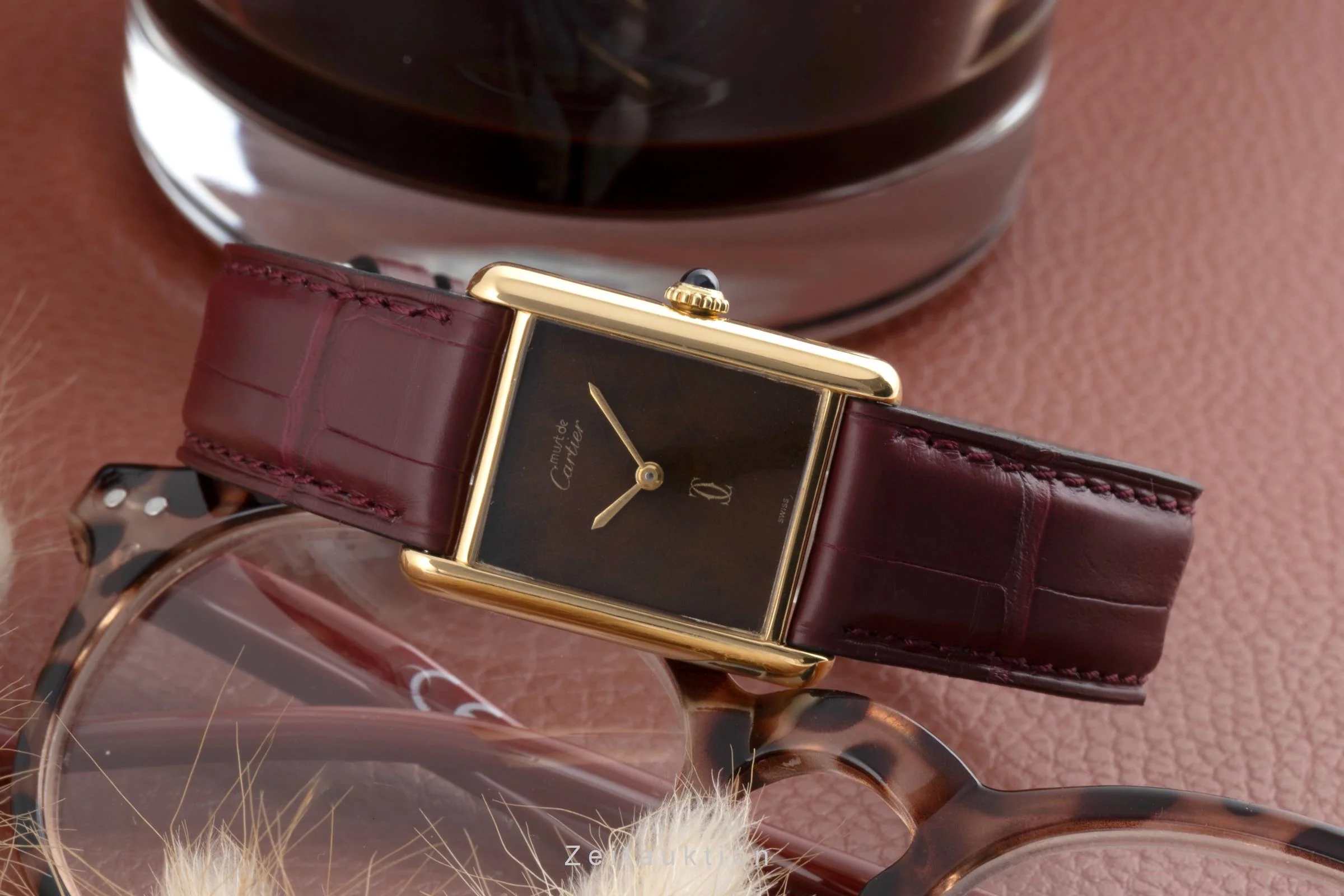 Cartier Tank silver-gilt manual winding unisex 6  [2504381] - Image 3