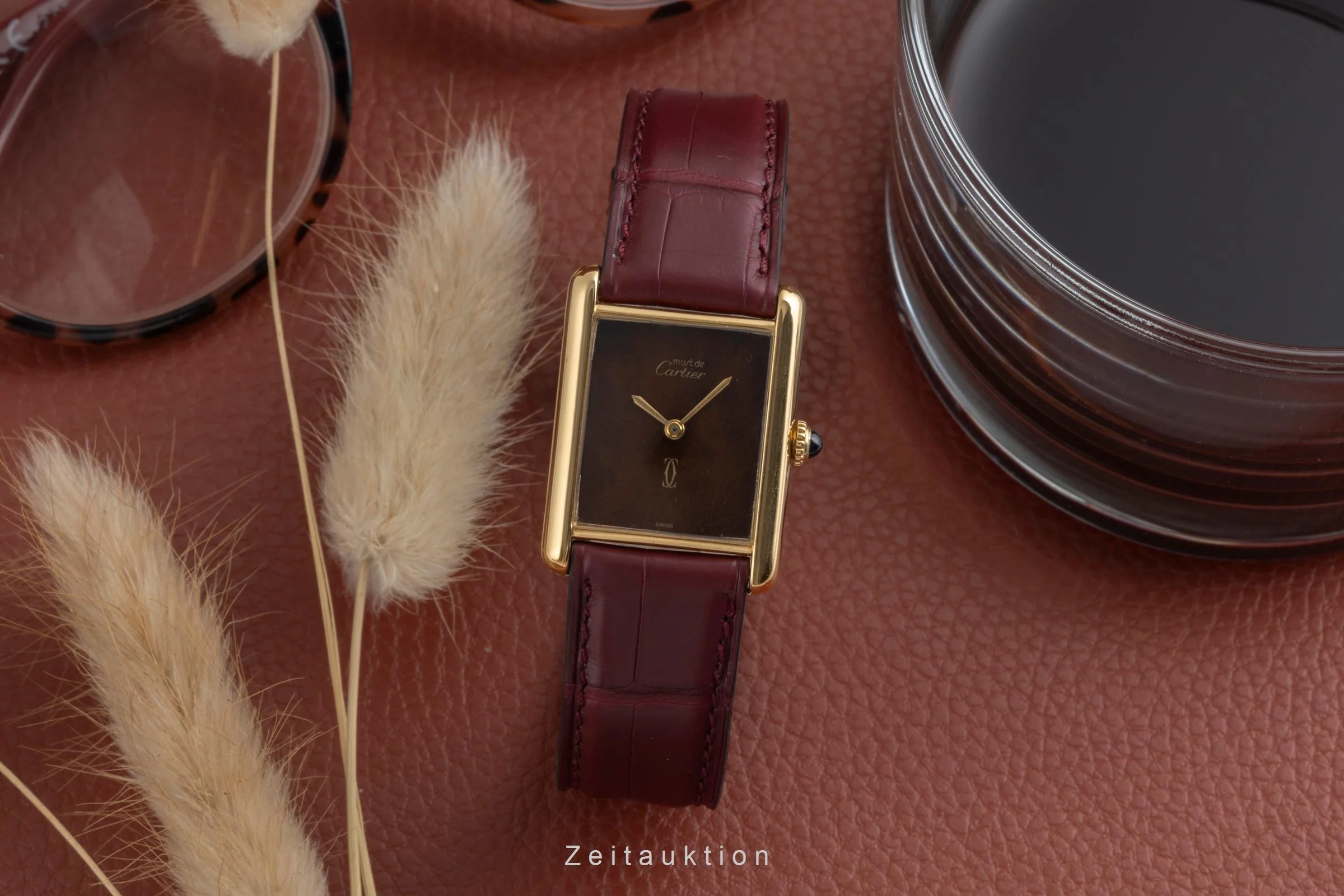 Cartier Tank silver-gilt manual winding unisex 6  [2504381] - Image 4