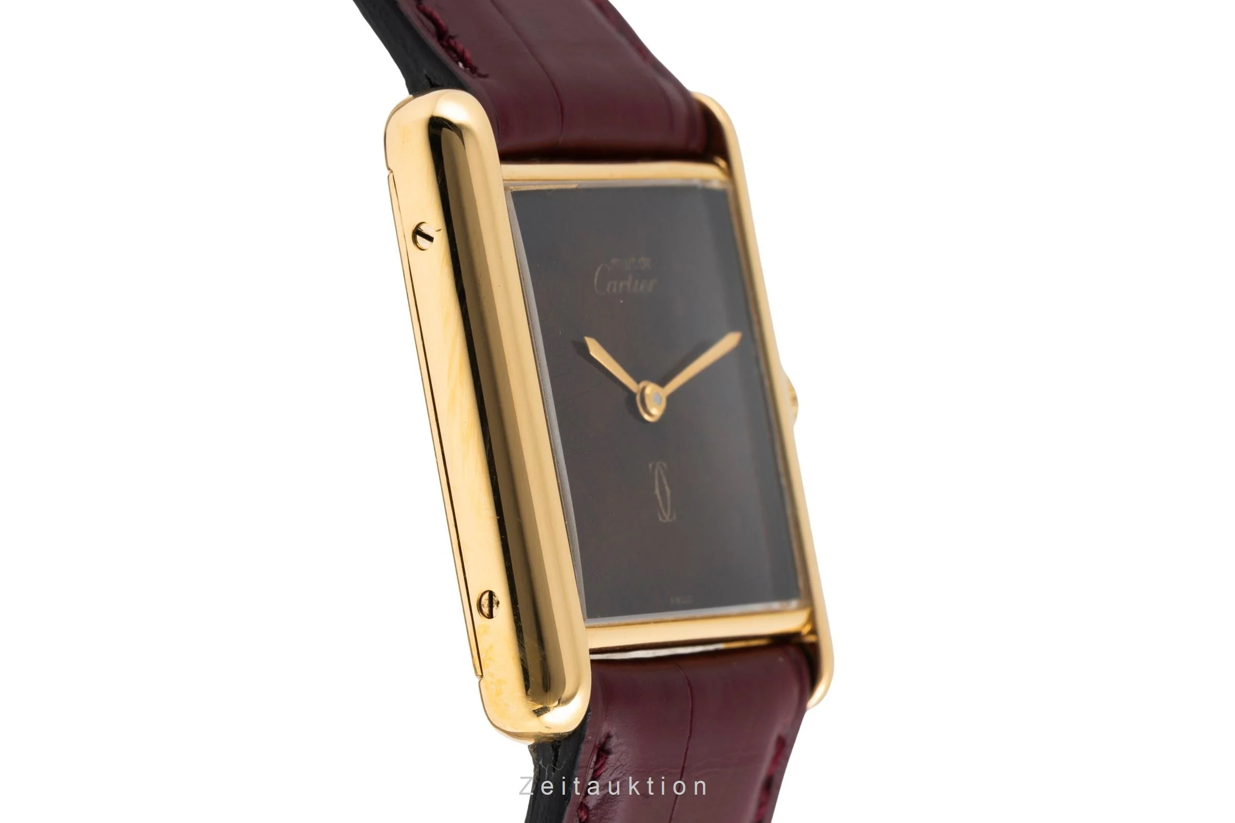Cartier Tank silver-gilt manual winding unisex 6  [2504381] - Image 8